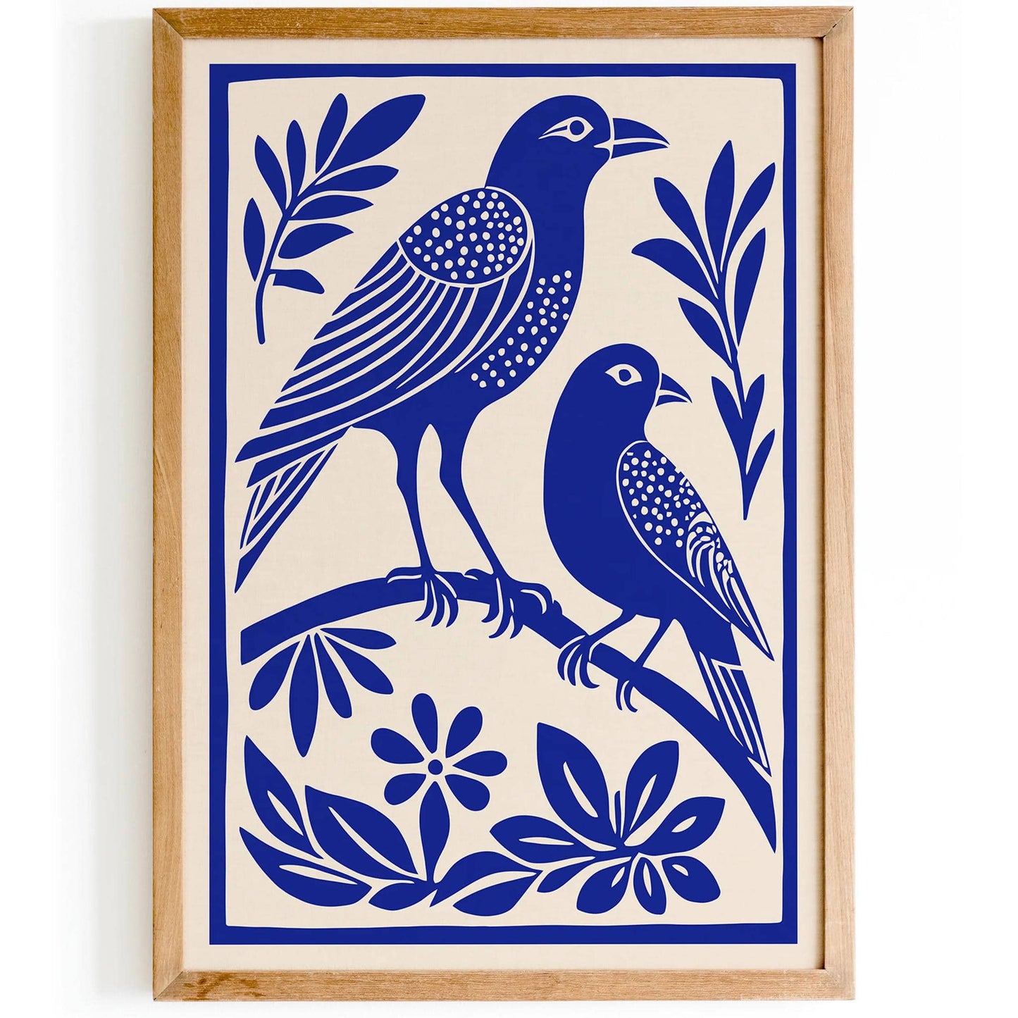 Blue Birds Art Print - HypeSheriff