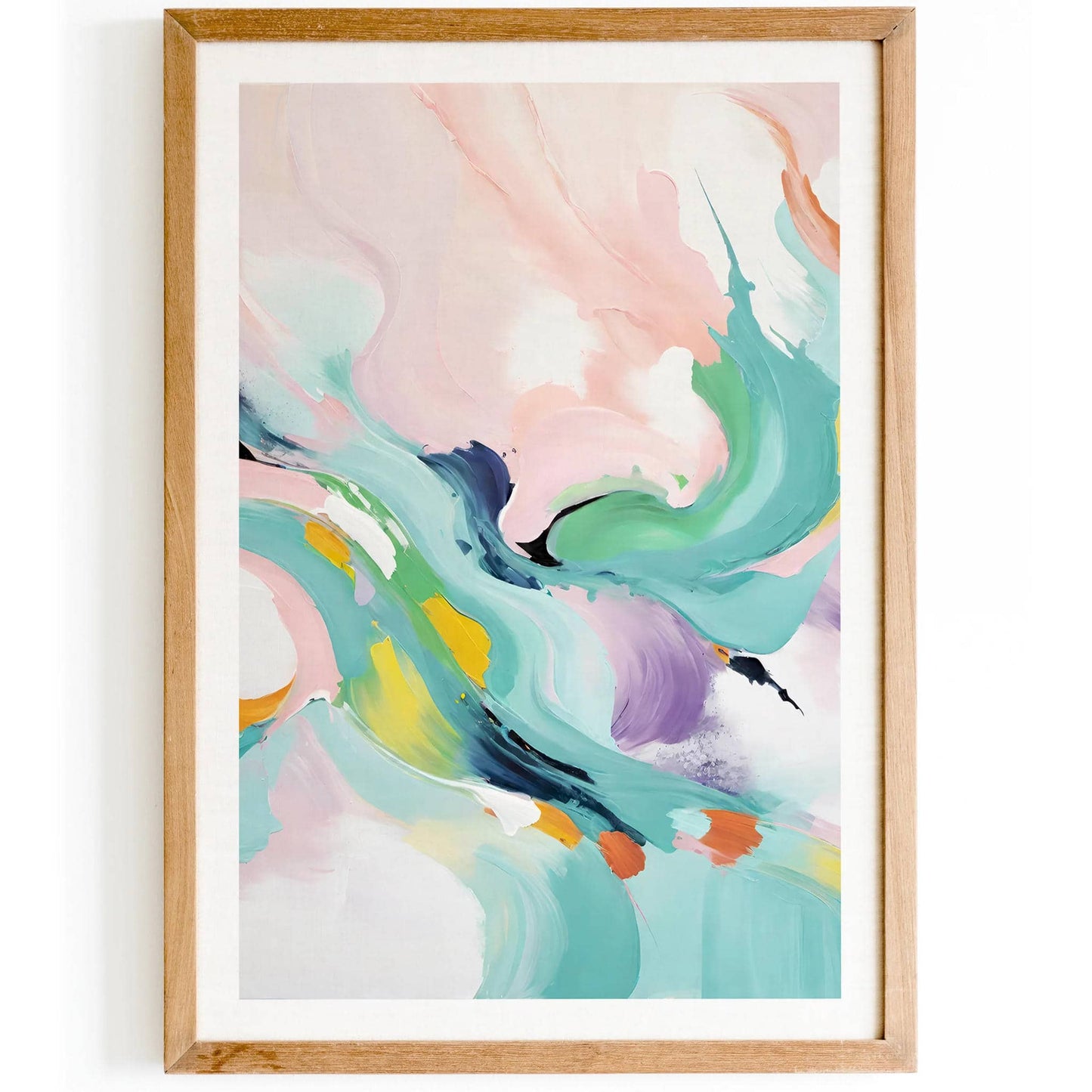 Girly Abstract Painting Print - HypeSheriff