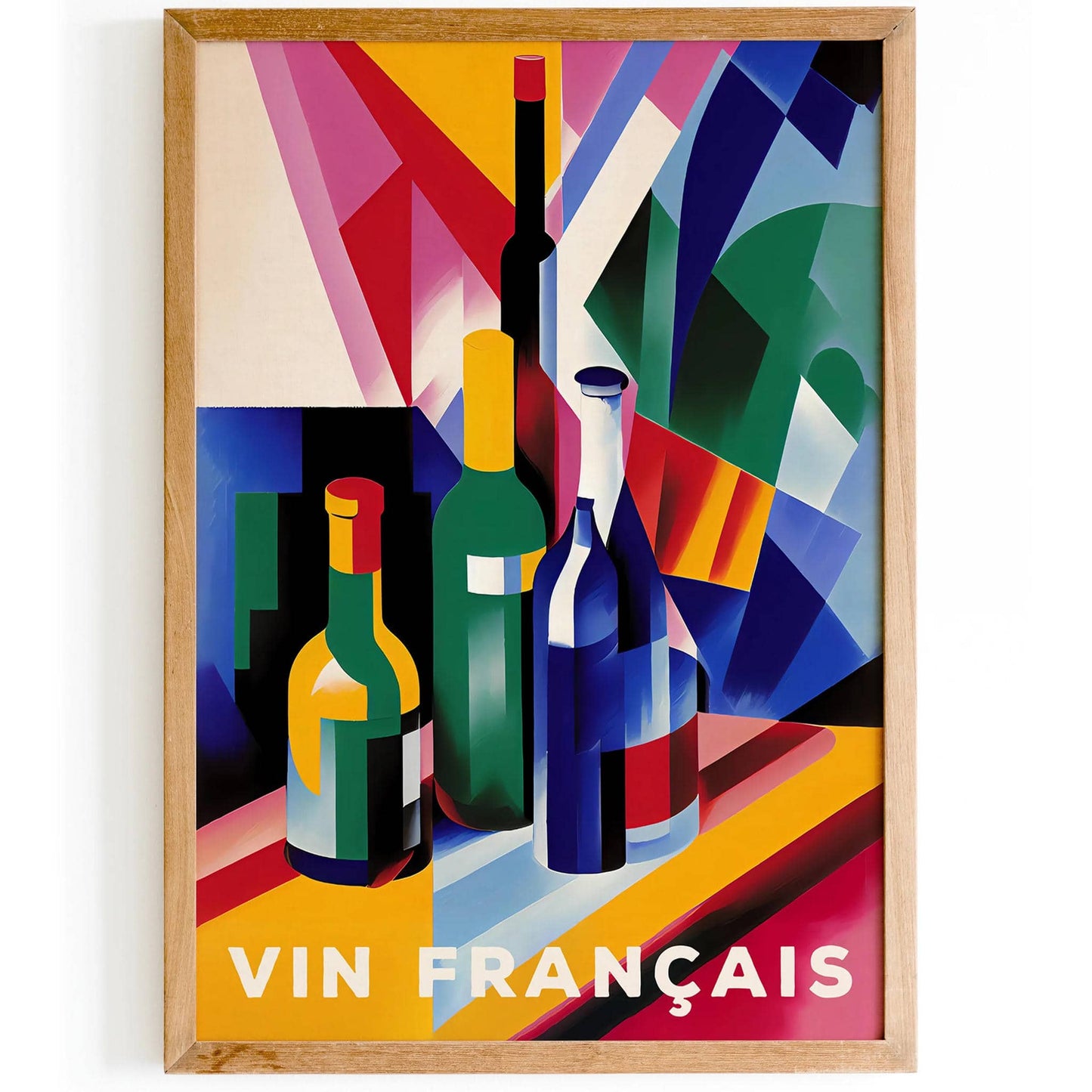Vin Francais French Wine Retro Poster - HypeSheriff