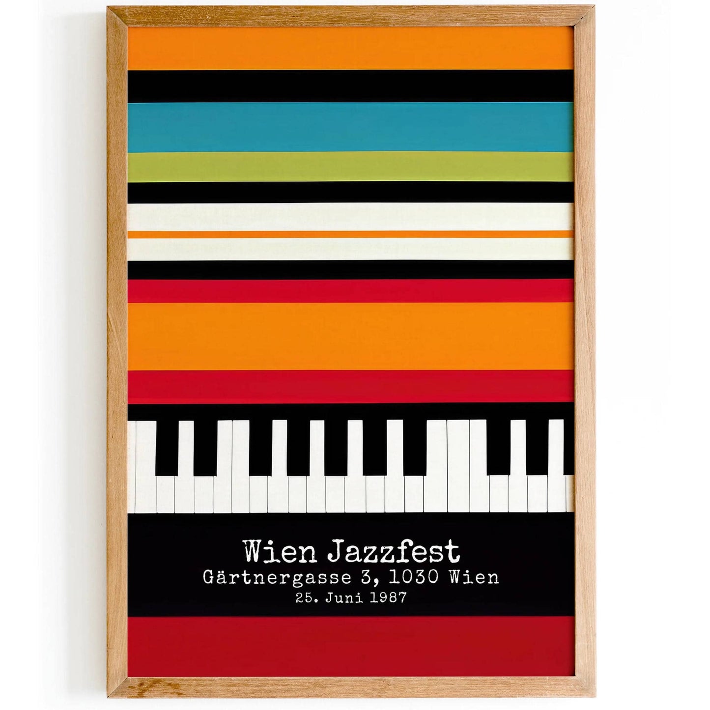 Wien Jazzfest Music Art Print - HypeSheriff