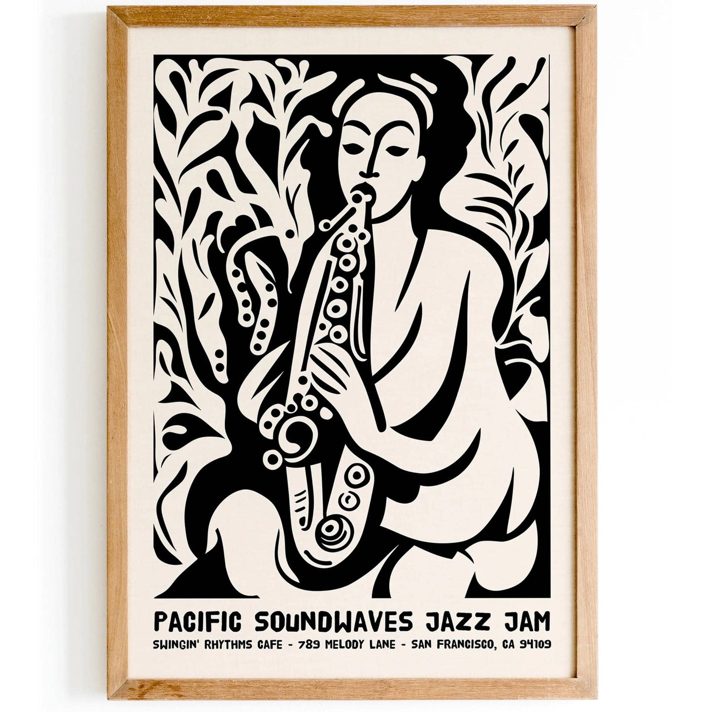 Pacific Jazz Jam Music Festival in California Poster - HypeSheriff