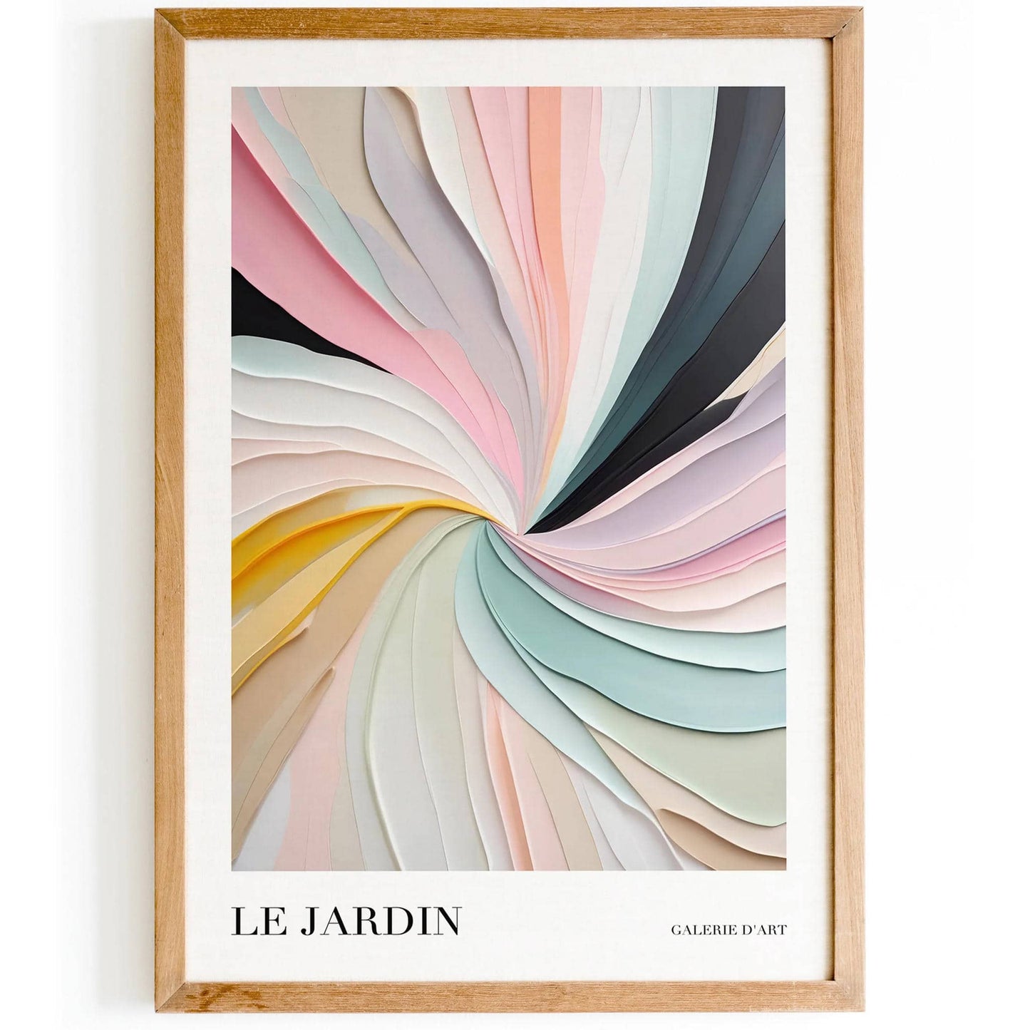 Le Jardin, Abstract Painting Print - HypeSheriff