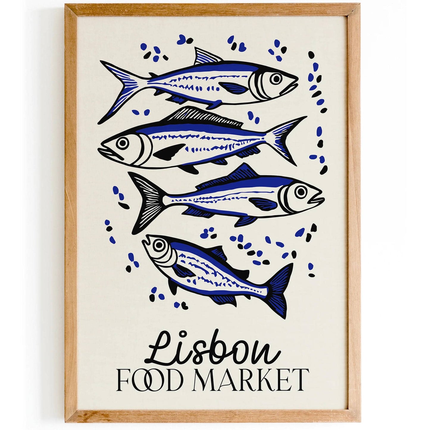 Lisbon Food Market Poster