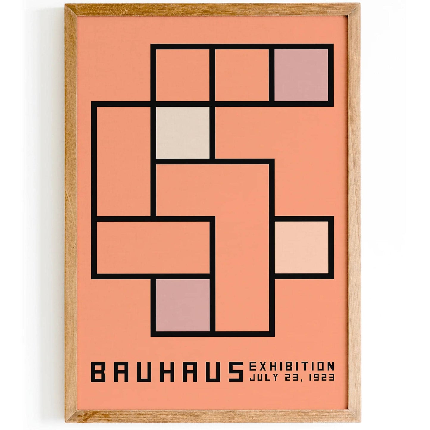 Bauhaus Peach Fuzz Poster - HypeSheriff