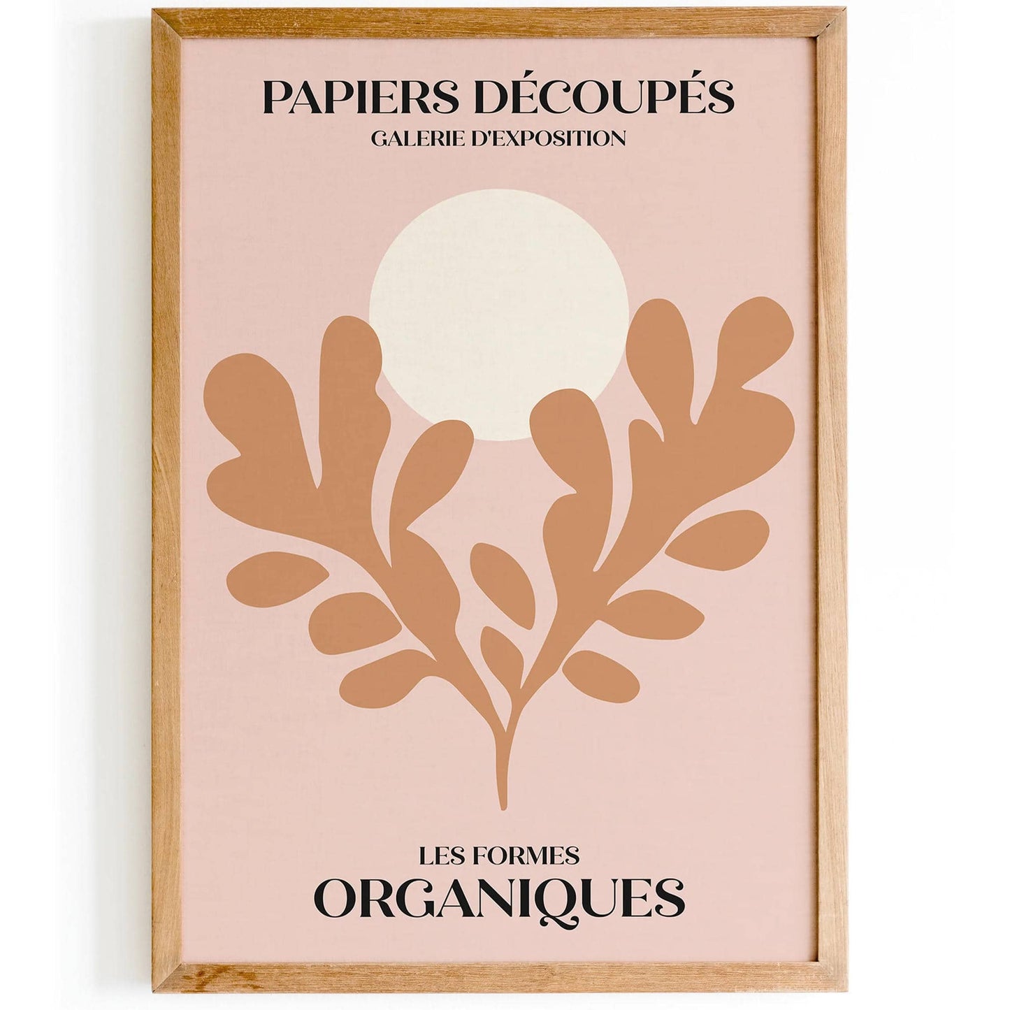 Papiers Decoupes, Les Formes Organiques Pastel Wall Art - HypeSheriff