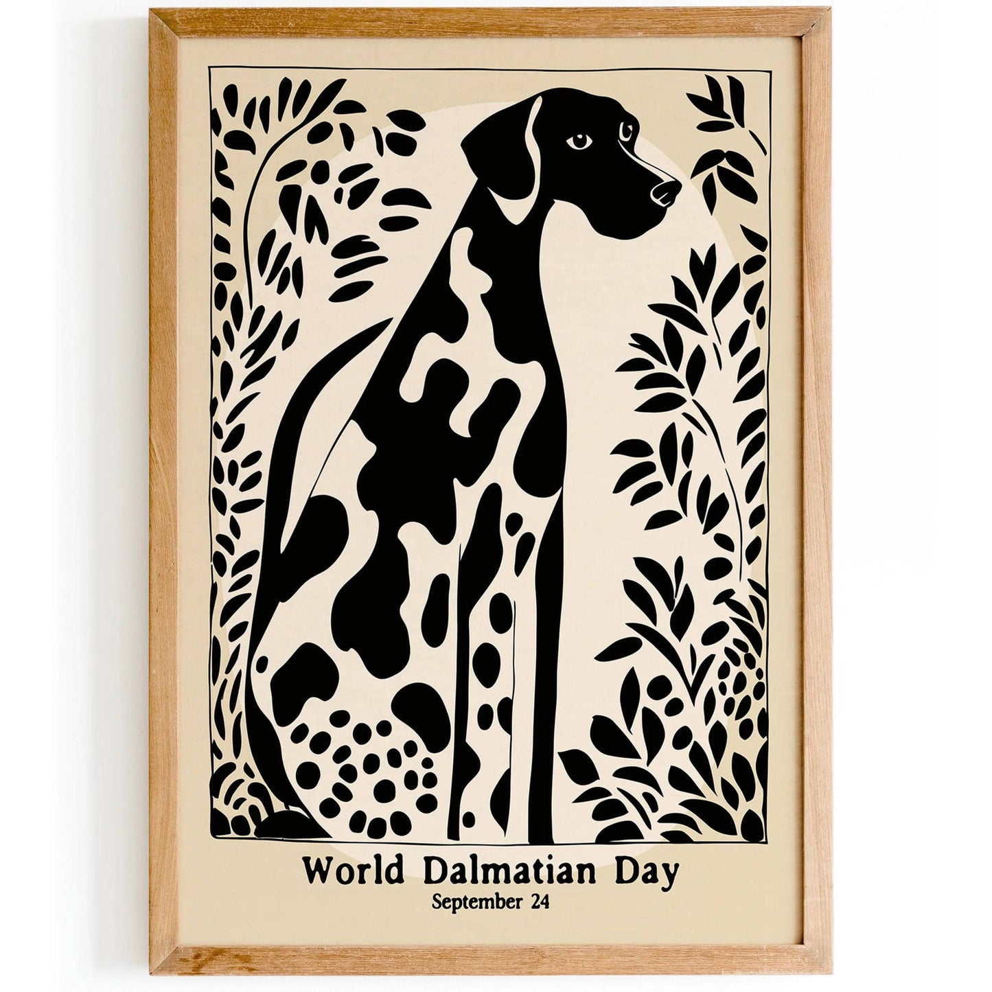 World Dalmatian Day B&W Poster - HypeSheriff
