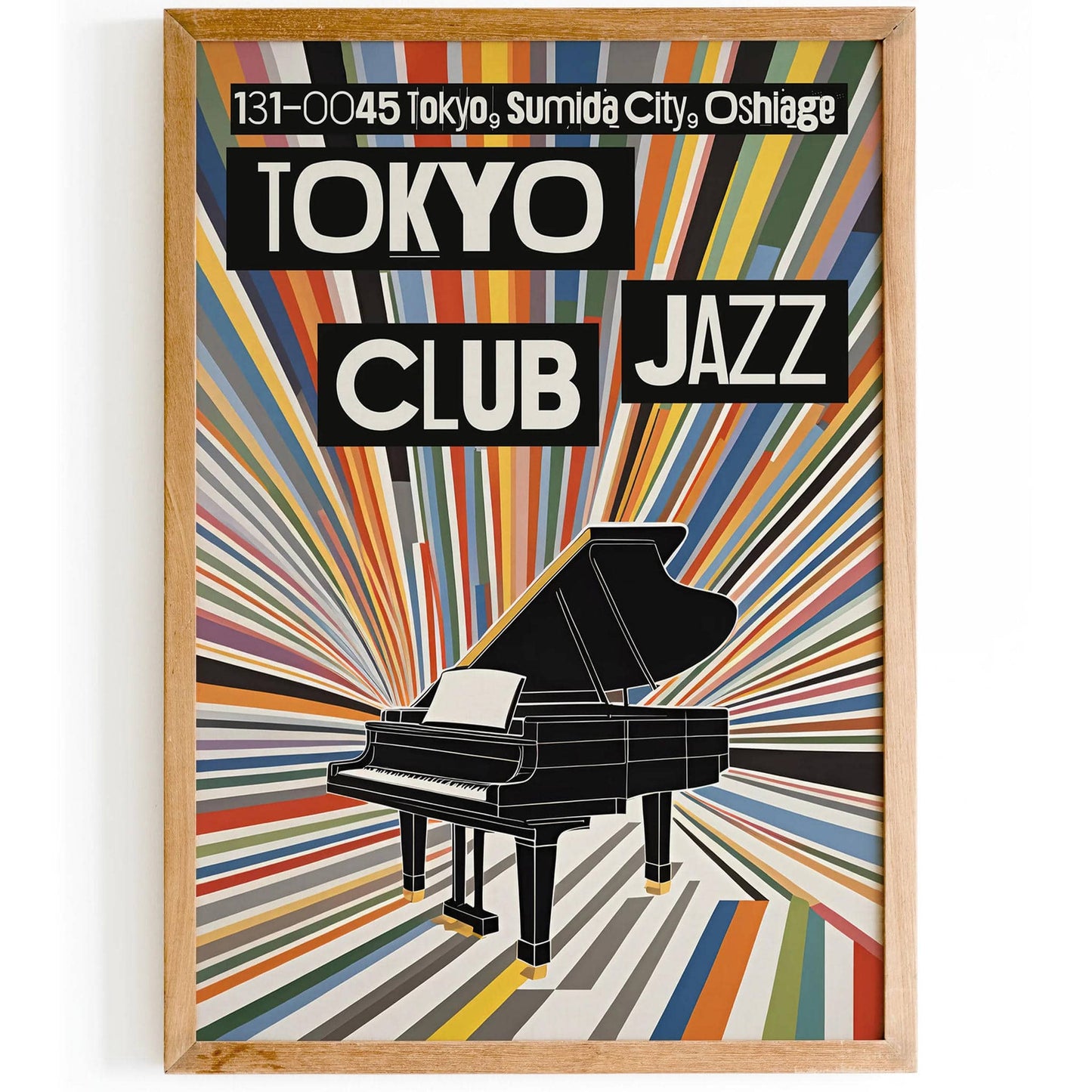 Tokyo Jazz Club - Grand Piano Poster - HypeSheriff