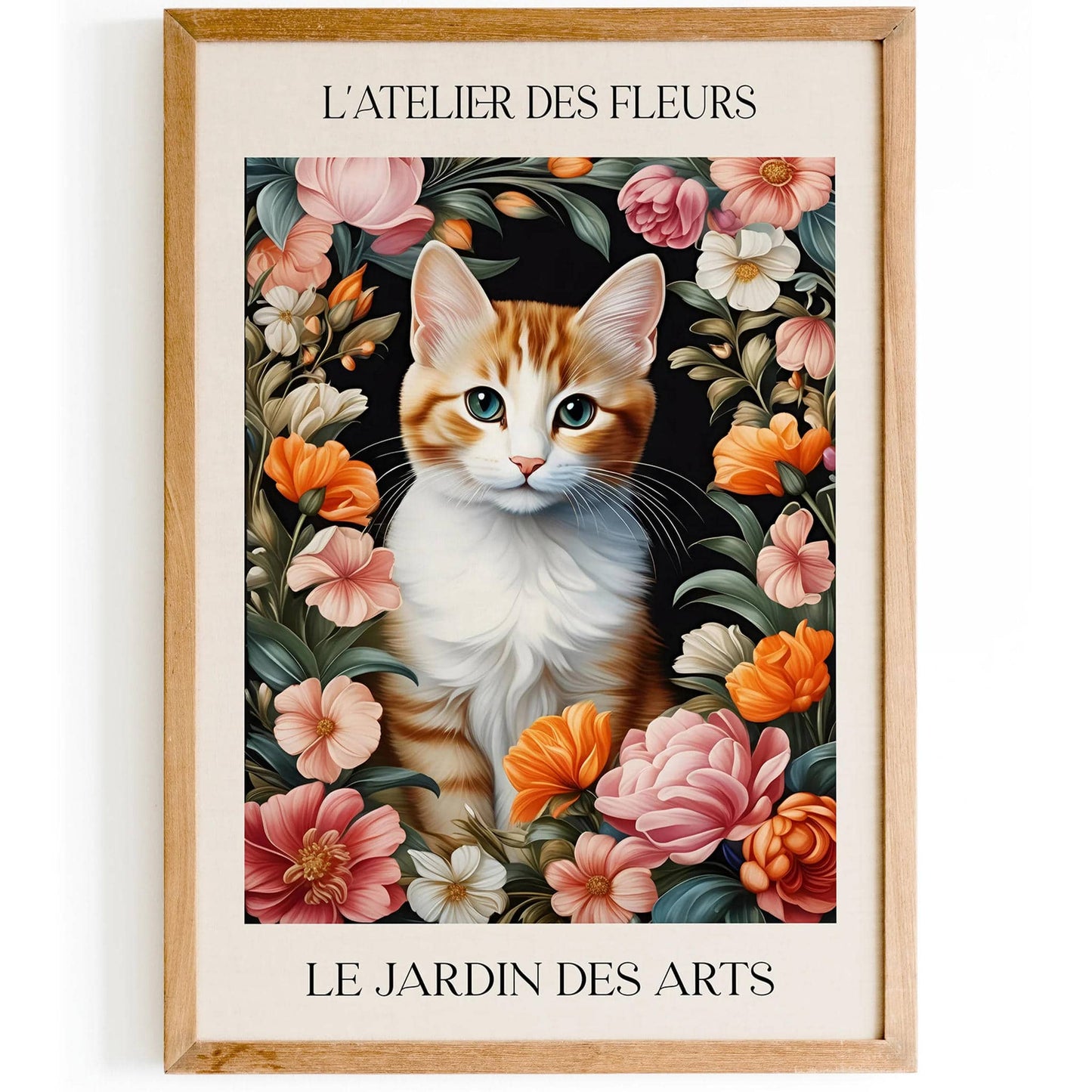 Victorian Cat Art Print - HypeSheriff