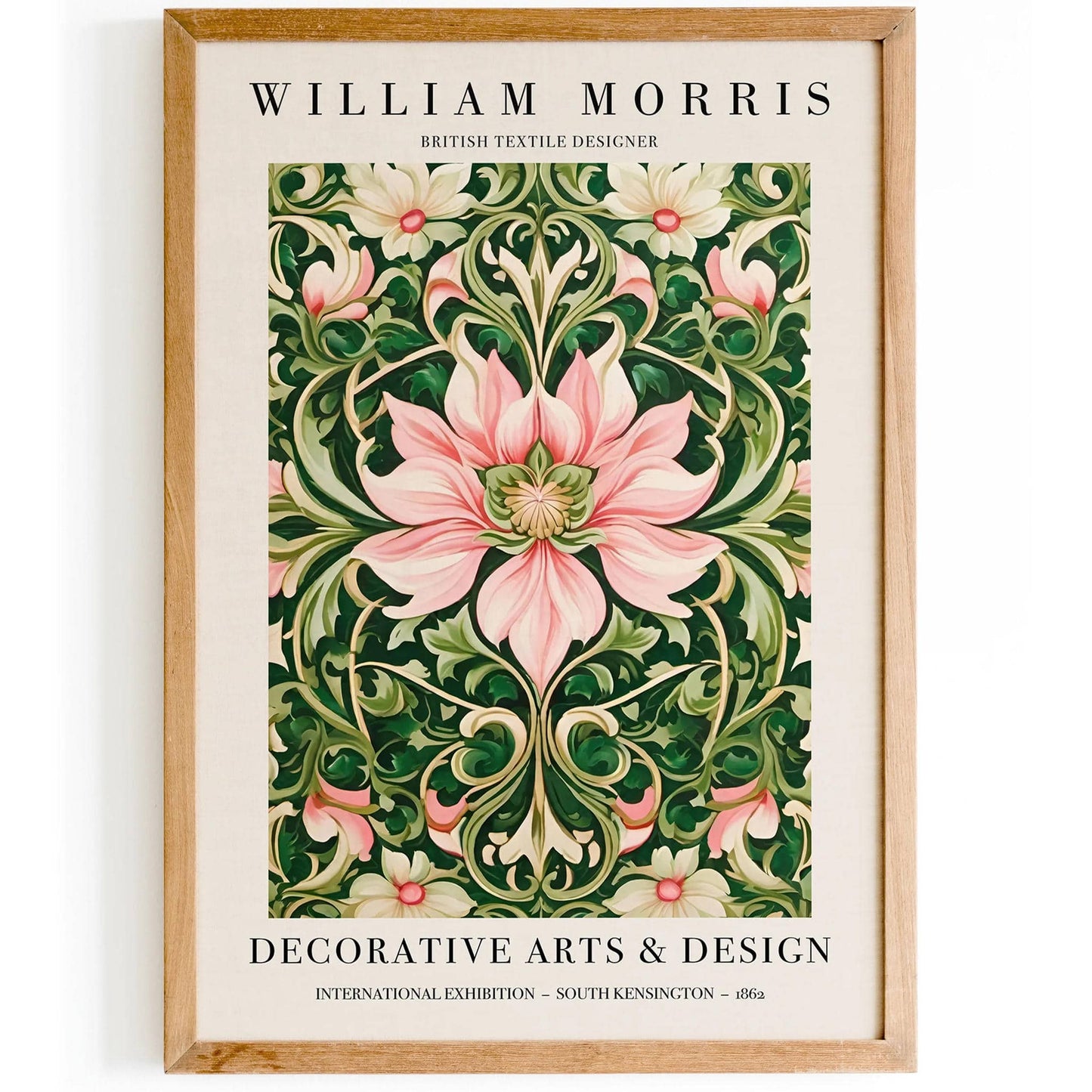 William Morris Floral Poster - HypeSheriff