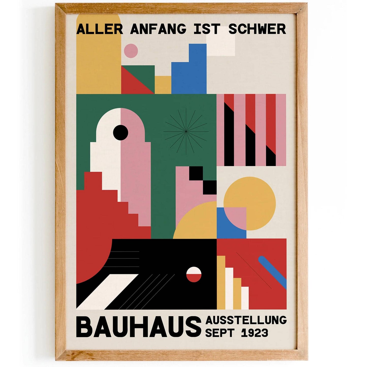 Bauhaus Ausstellung 1923 Retro Poster - HypeSheriff
