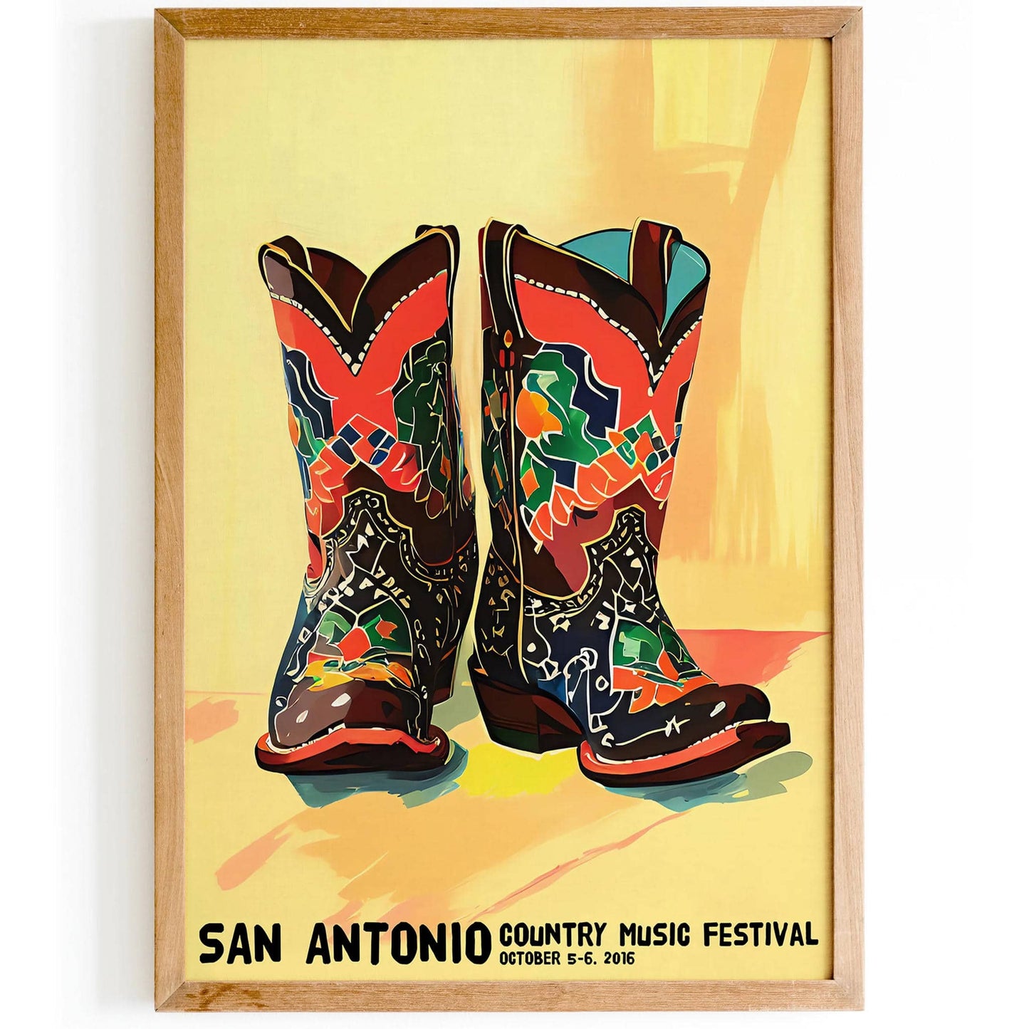 San Antonio Country Music Festival Poster - HypeSheriff