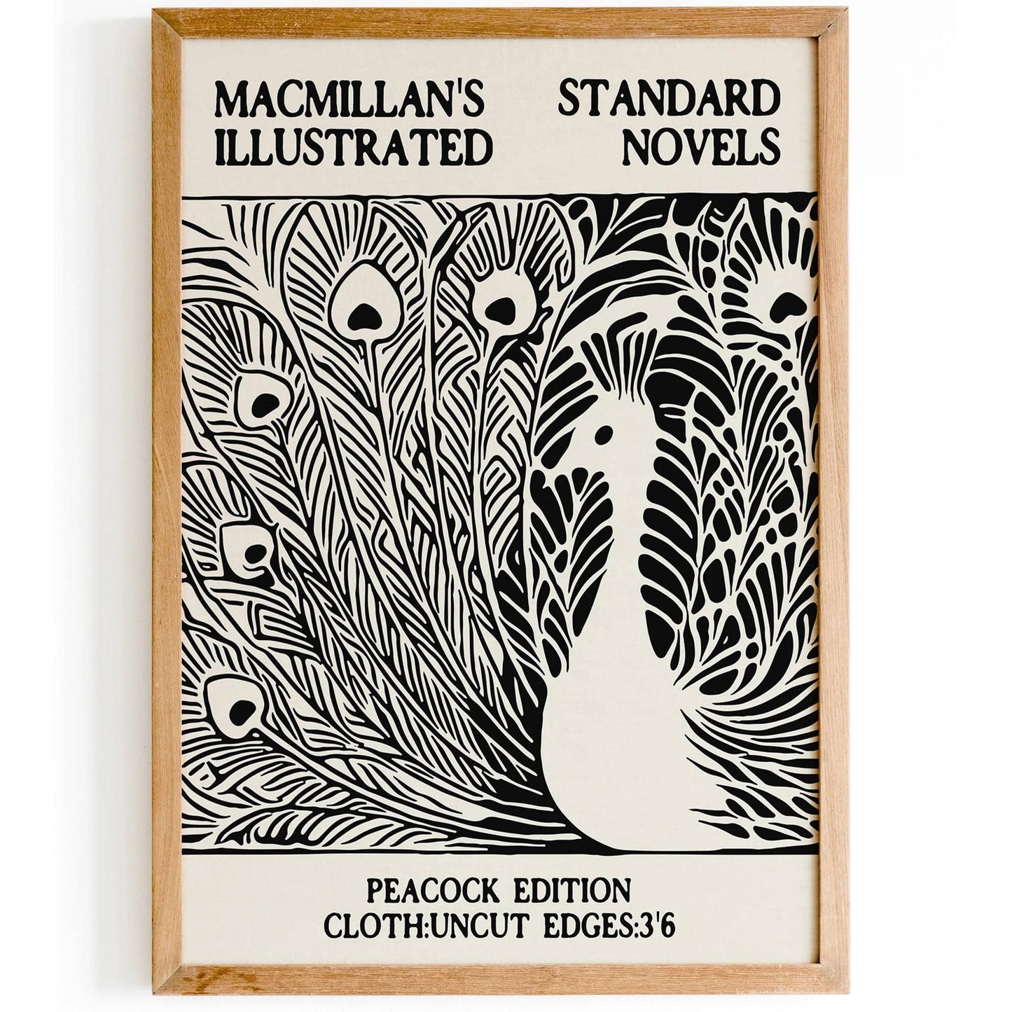 Macmillan's Illustrated Novels Vintage Poster - HypeSheriff