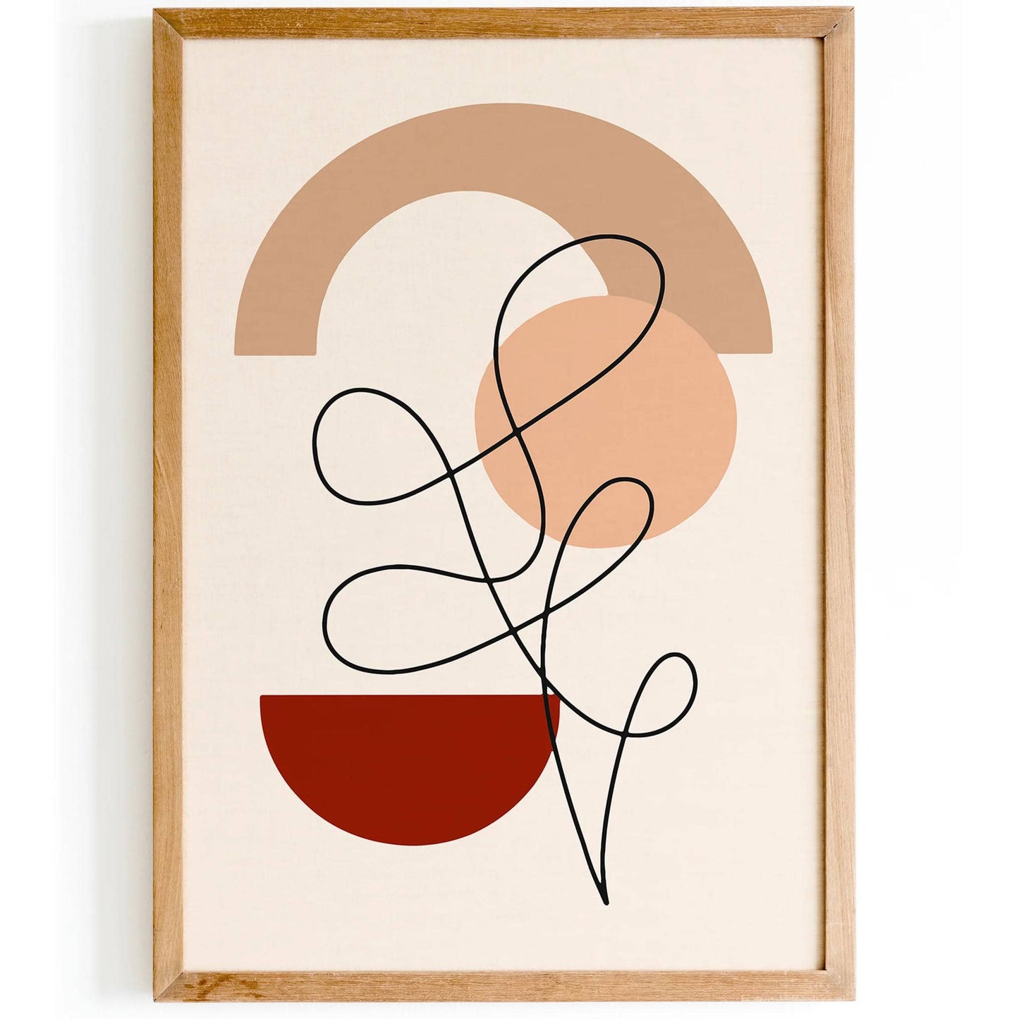 Minimalist Abstract Art Print – Modern Wall Decor Poster