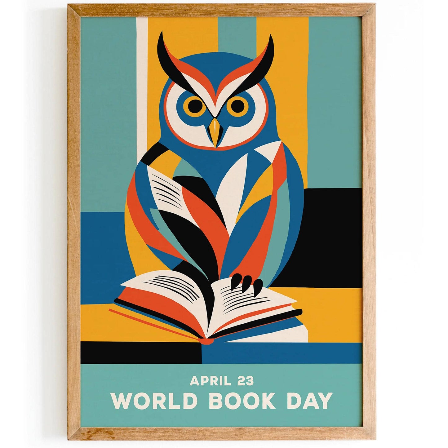 World Book Day Poster - Bookworm Gifts - HypeSheriff