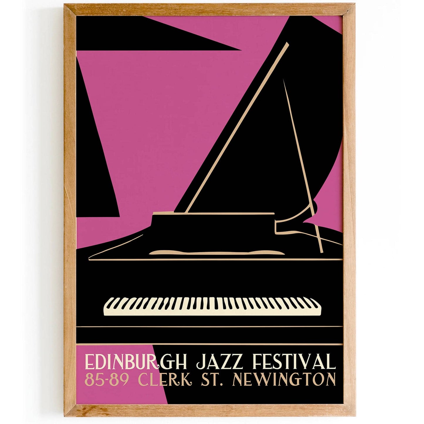 Edinburgh Jazz Music Festival Art Print - HypeSheriff