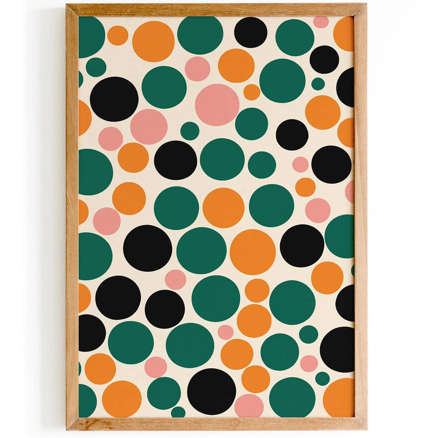 Mid-Century Modern Green Art Print - HypeSheriff