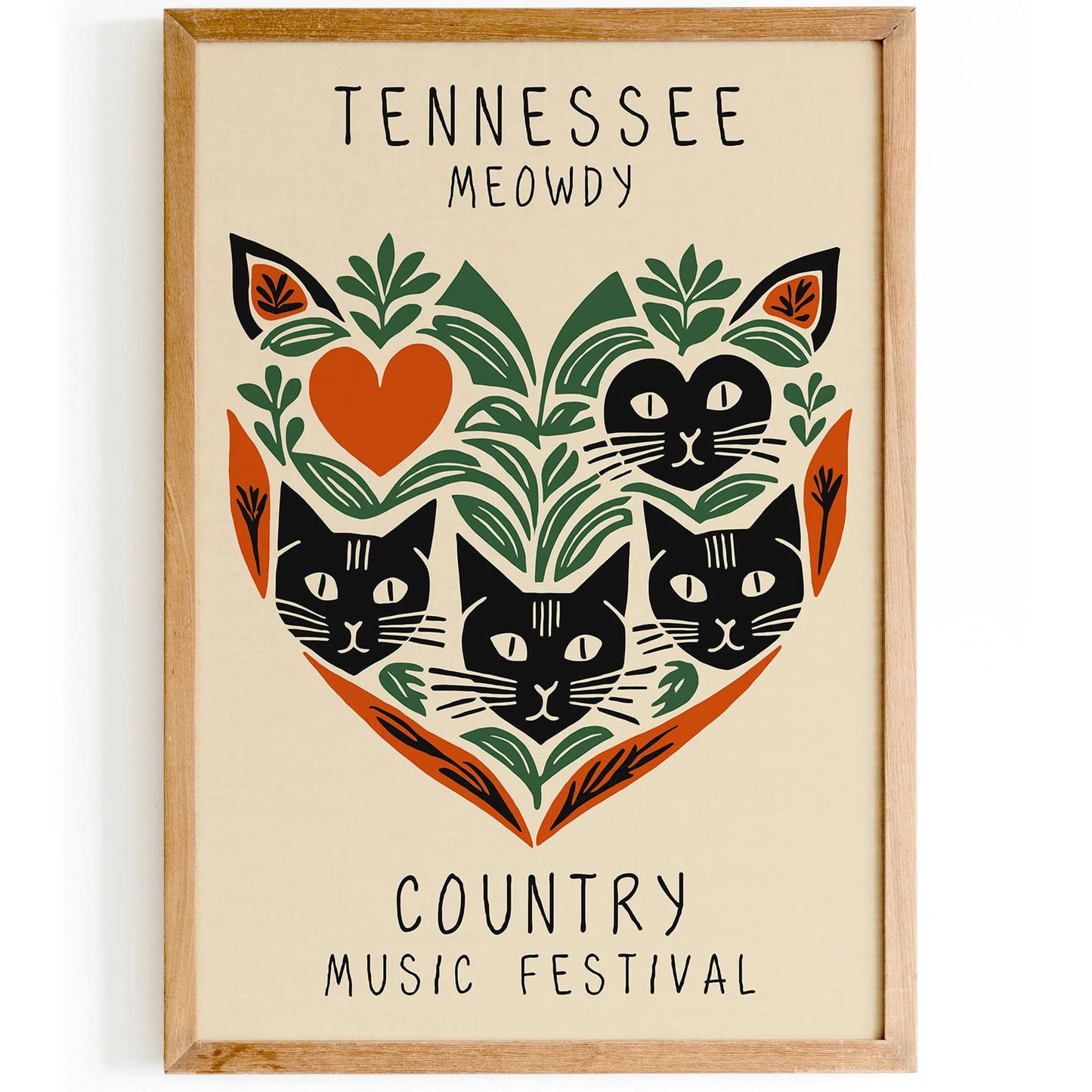 Tennessee Country Music Poster