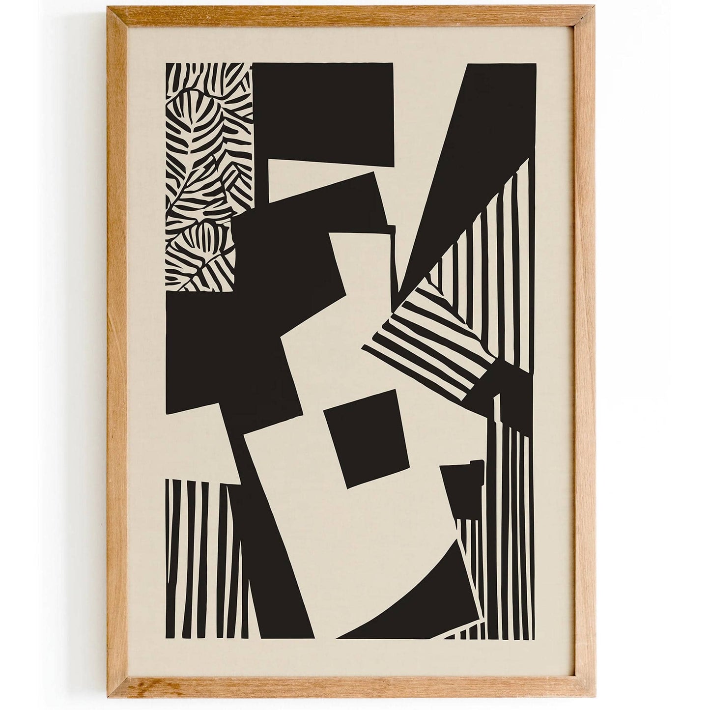 Modern BW Abstract Art Print 2024 - HypeSheriff