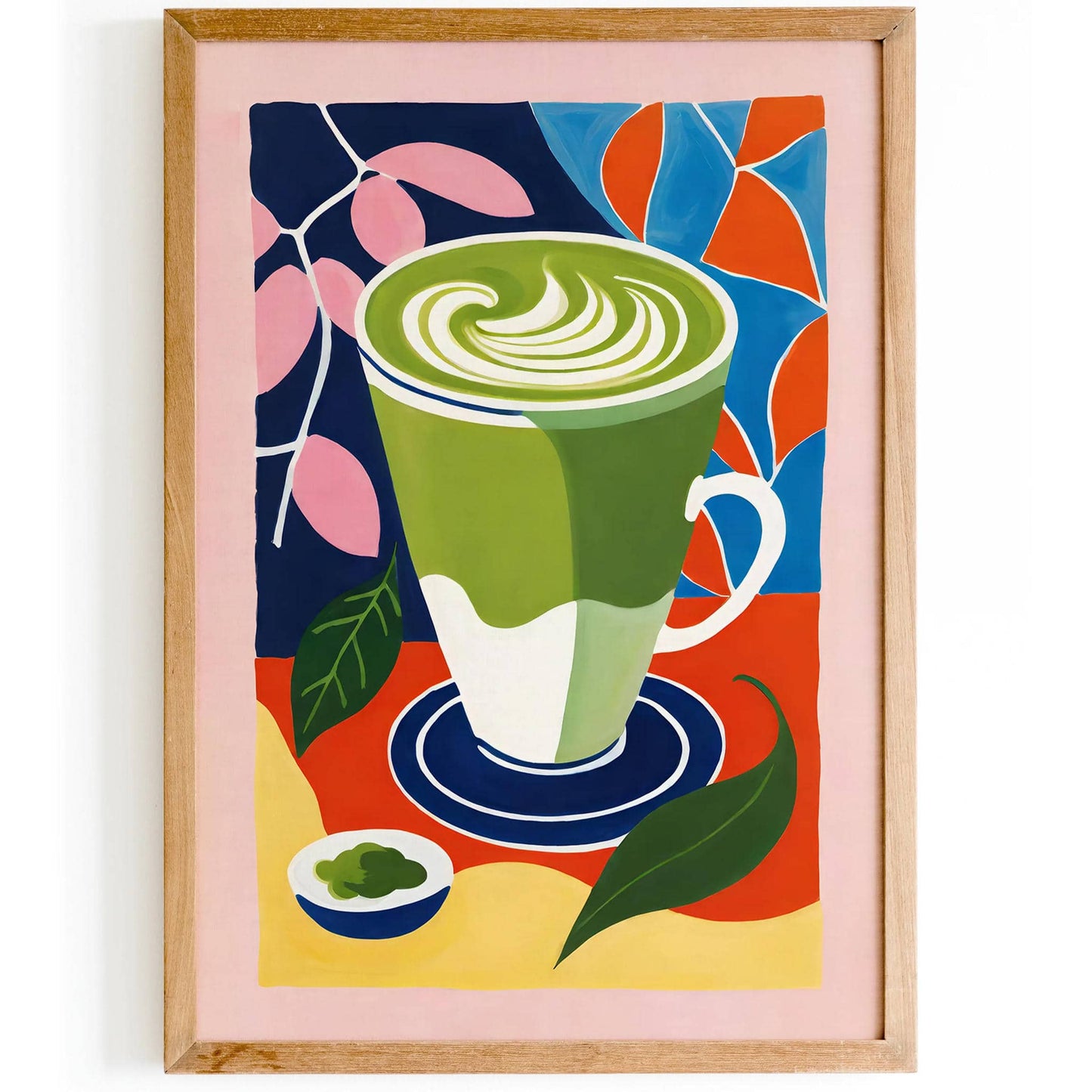 Matcha Drink Kitchen Art Print - HypeSheriff