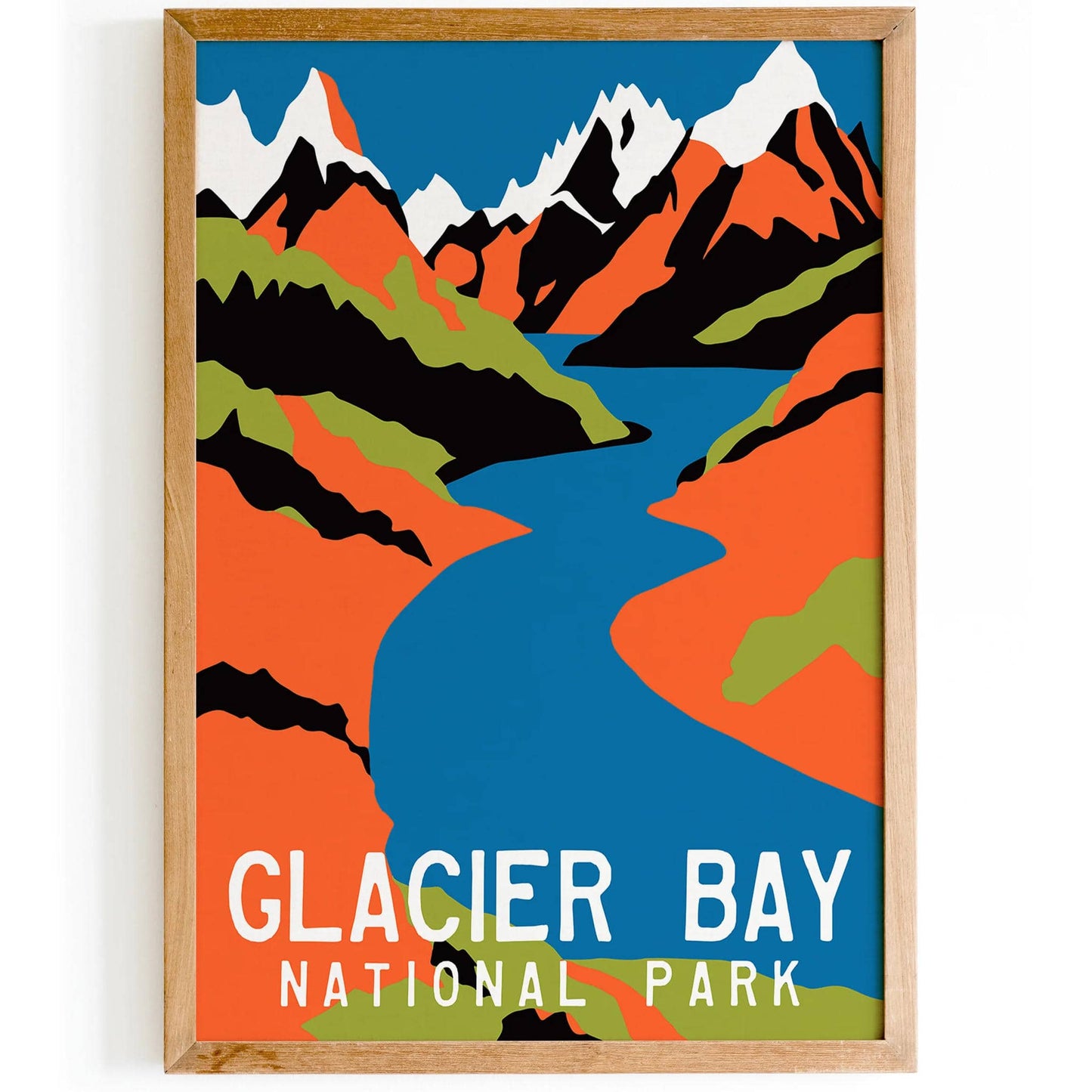 Glacier Bay Travel Poster - HypeSheriff