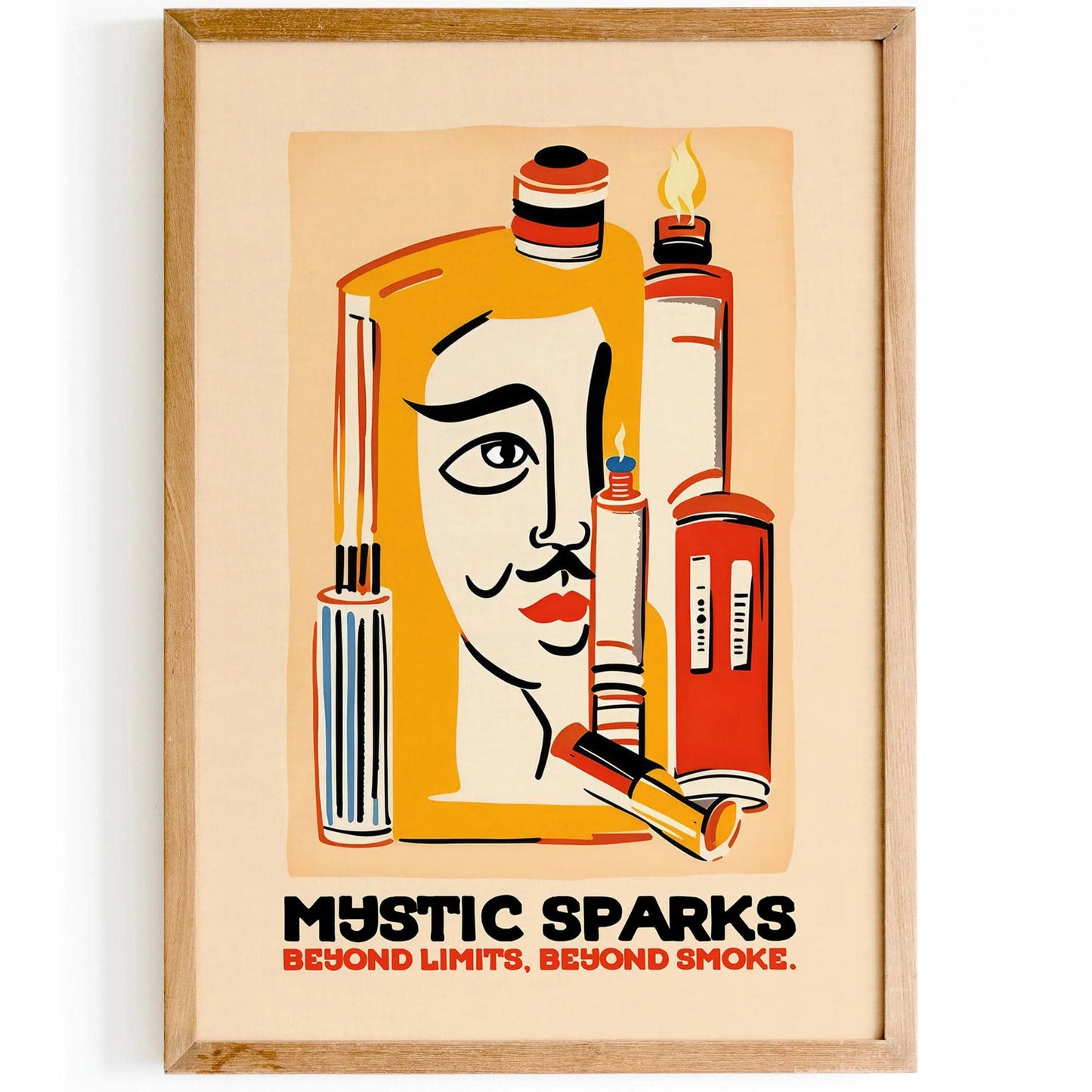 Vintage Smoking Poster - HypeSheriff