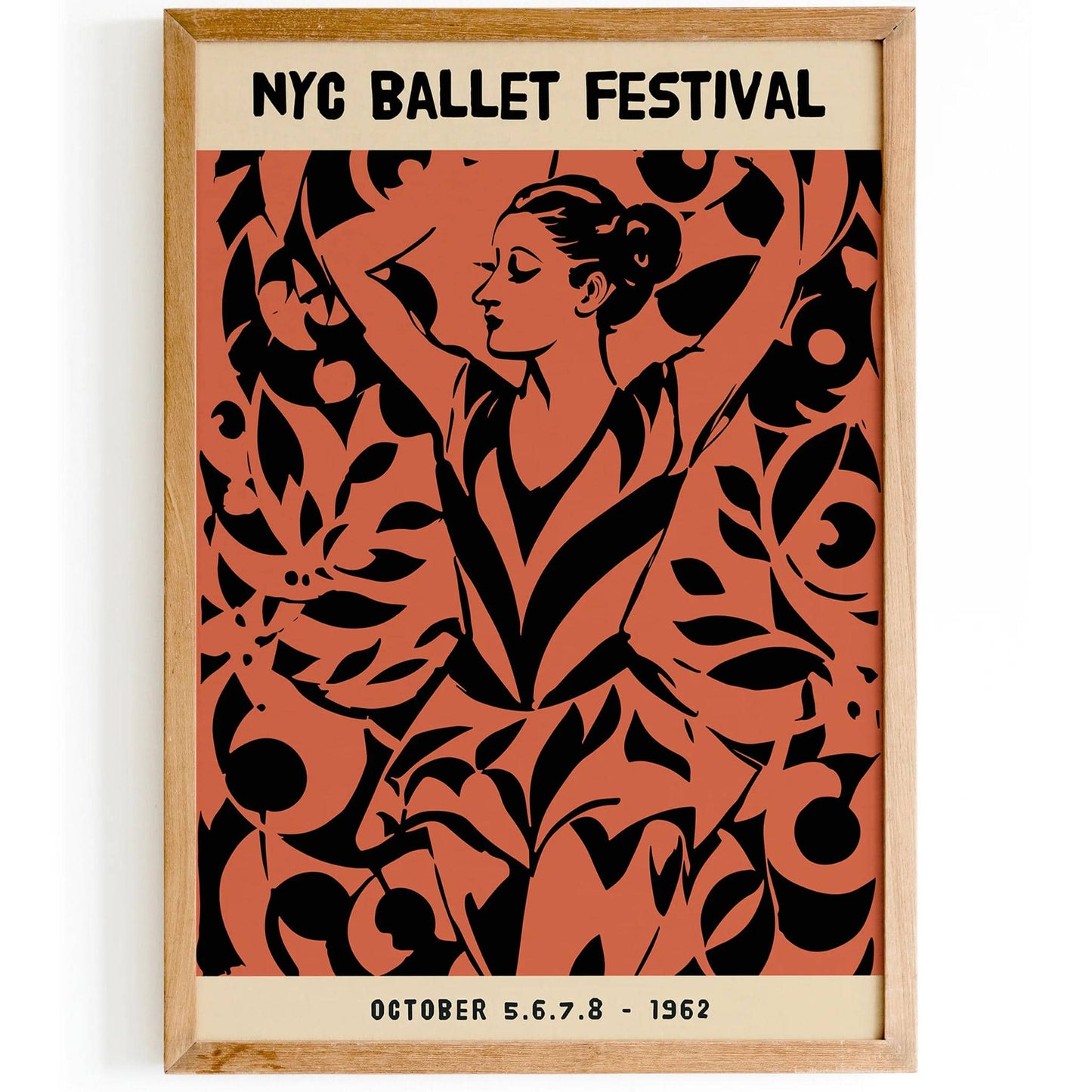1962 NYC Ballet Festival Vintage Poster - HypeSheriff
