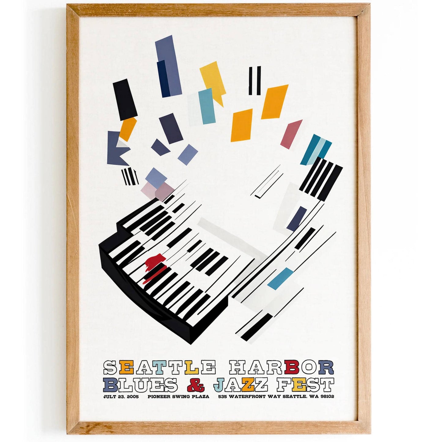 Seattle Harbor Blues & Jazz Fest Poster - HypeSheriff