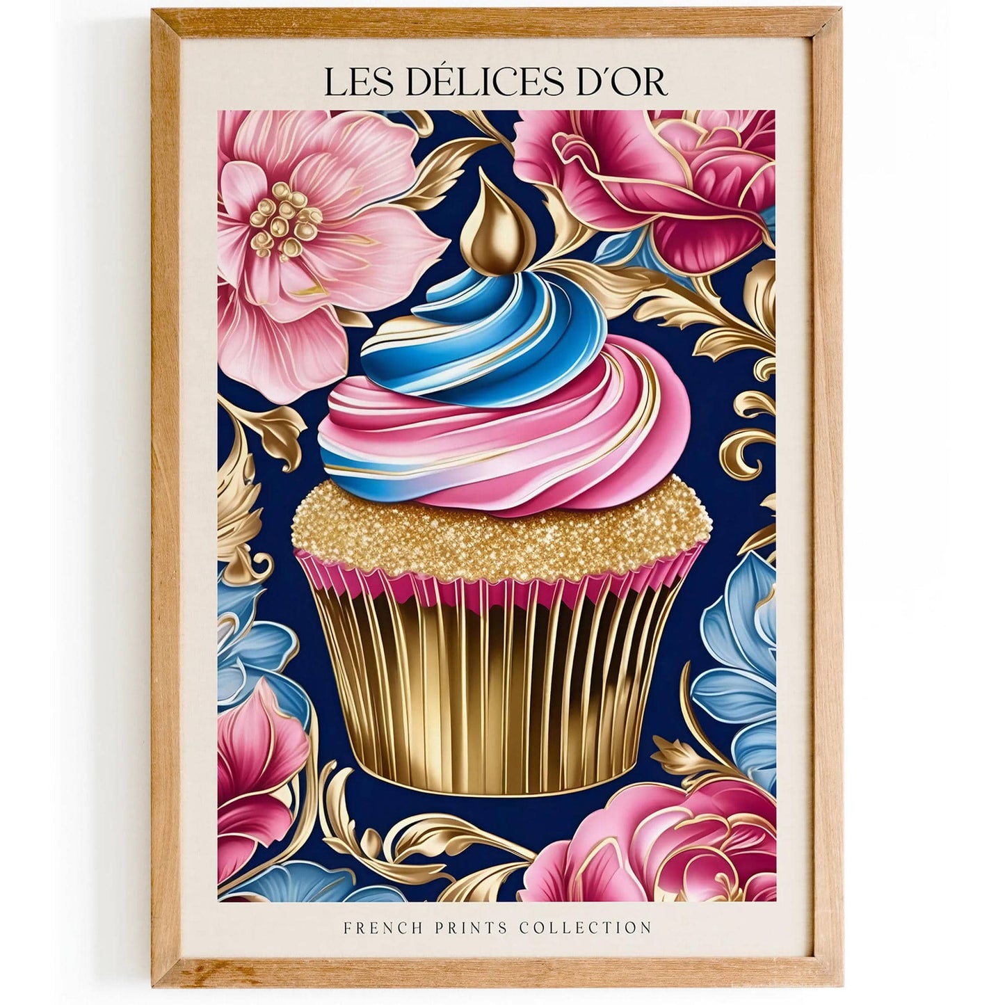 Elegant Patisserie Wall Art: French Bakery Poster Print - HypeSheriff
