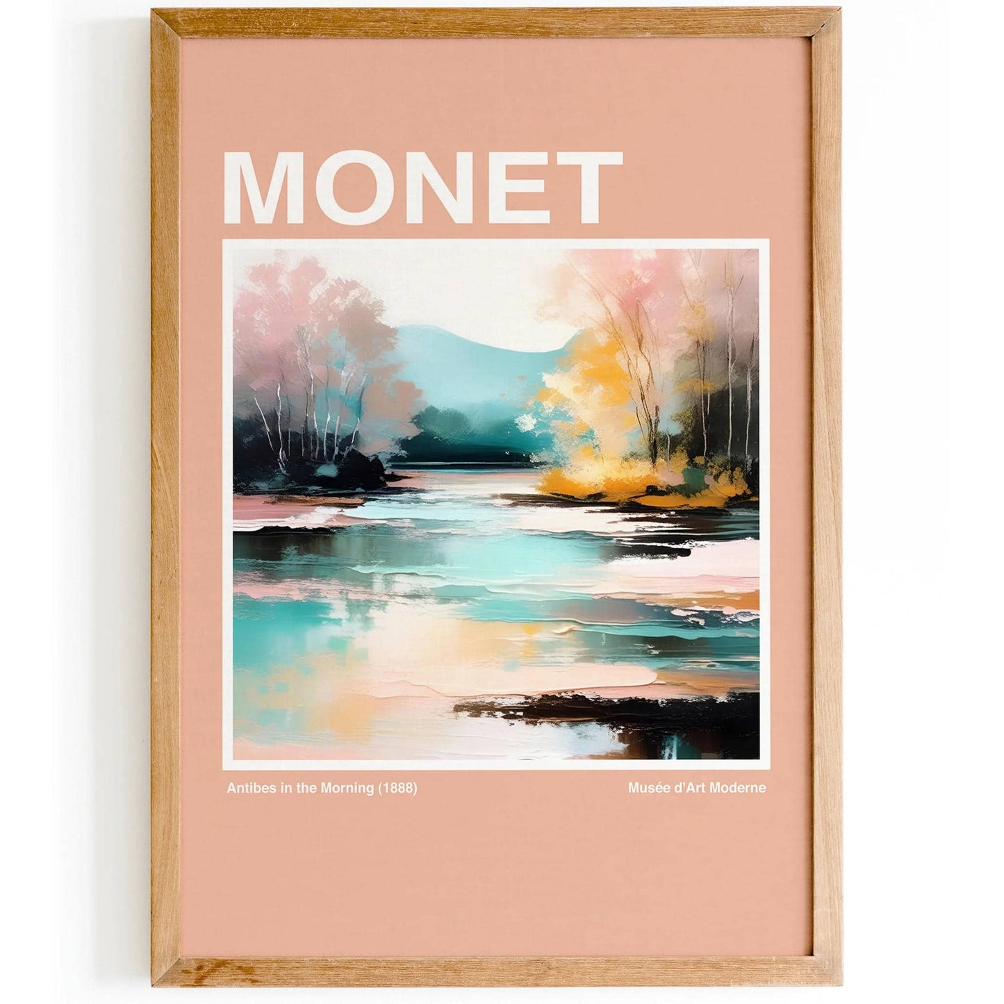 Monet Antibes in the Morning Poster - HypeSheriff