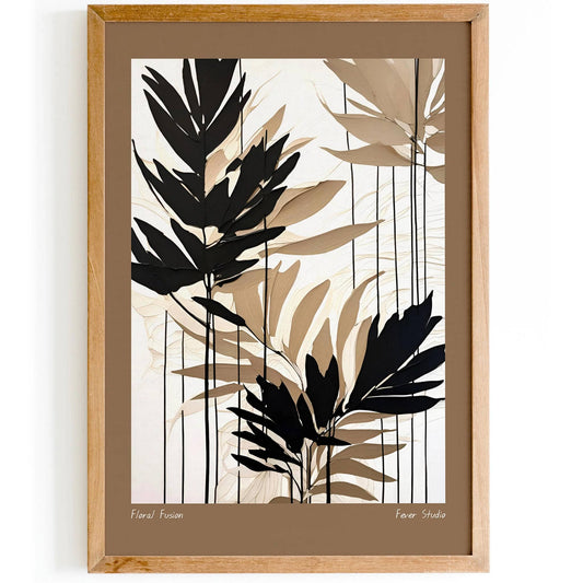 Floral Fusion Boho Wall Art - HypeSheriff