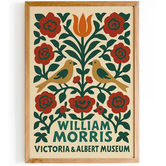 William Morris Birds & Flowers Print