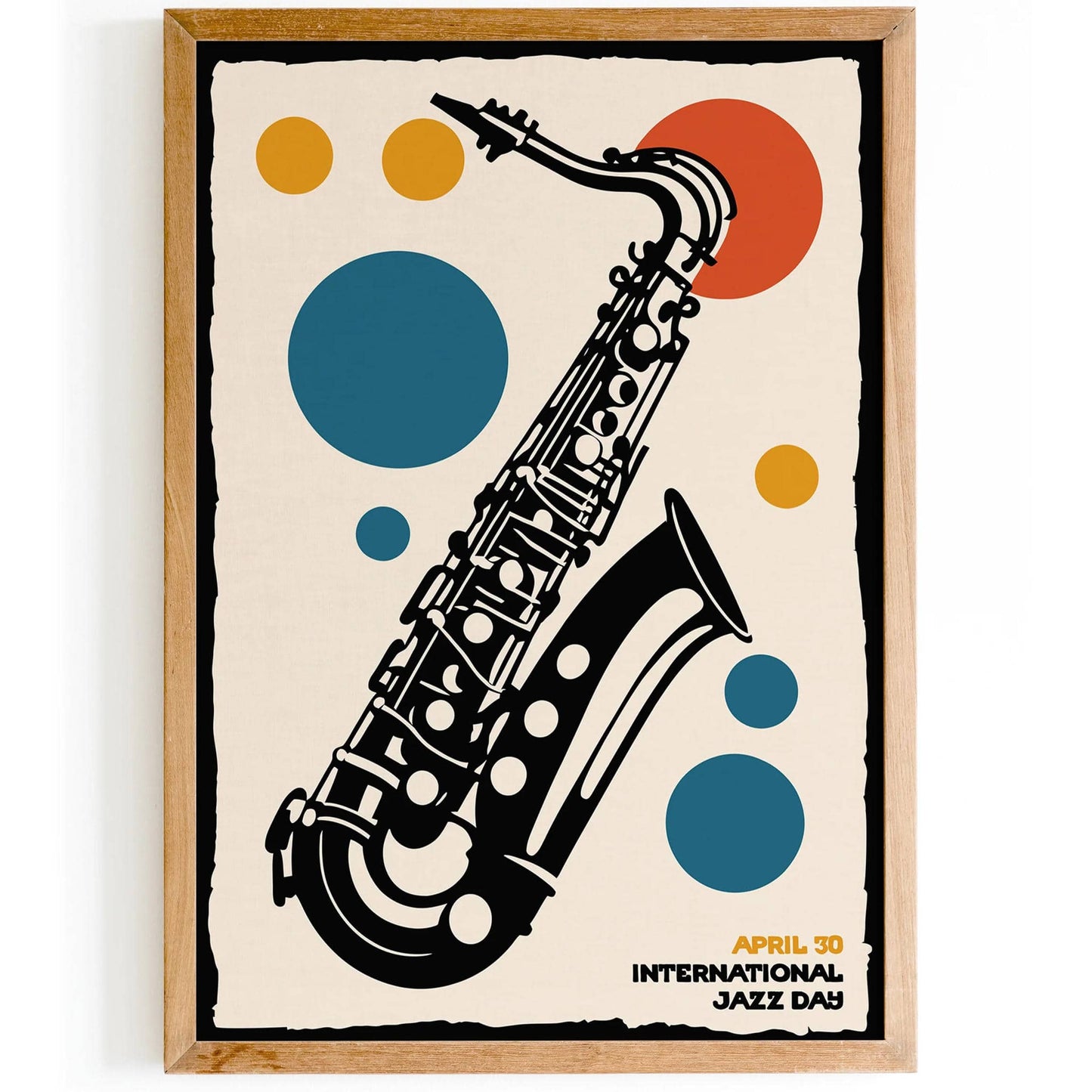 International Jazz Day Retro Poster - HypeSheriff