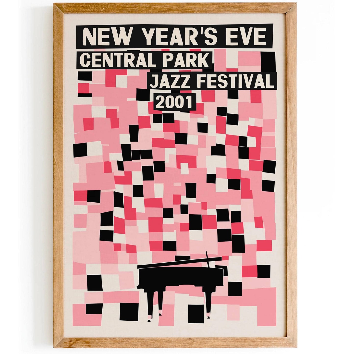 New Year's Eve 2001 NYC Jazz Festival Poster - HypeSheriff