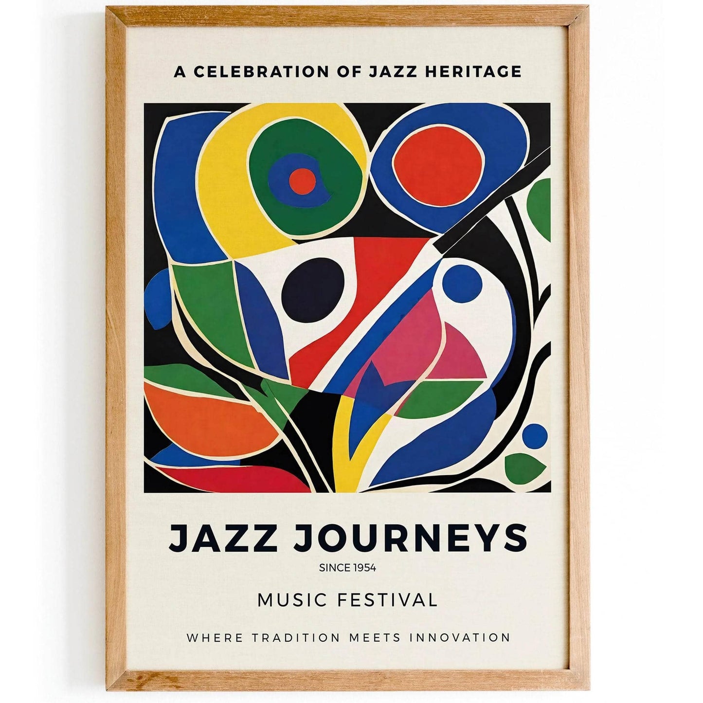 Jazz Journeys Music Festival Art Print - HypeSheriff