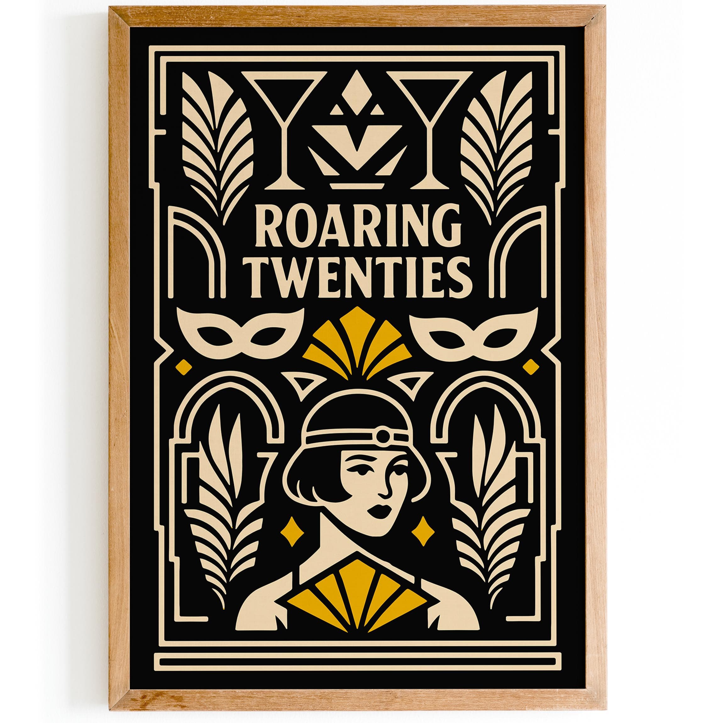 Roaring Twenties Poster, Flapper Girl Fashion Print – HypeSheriff