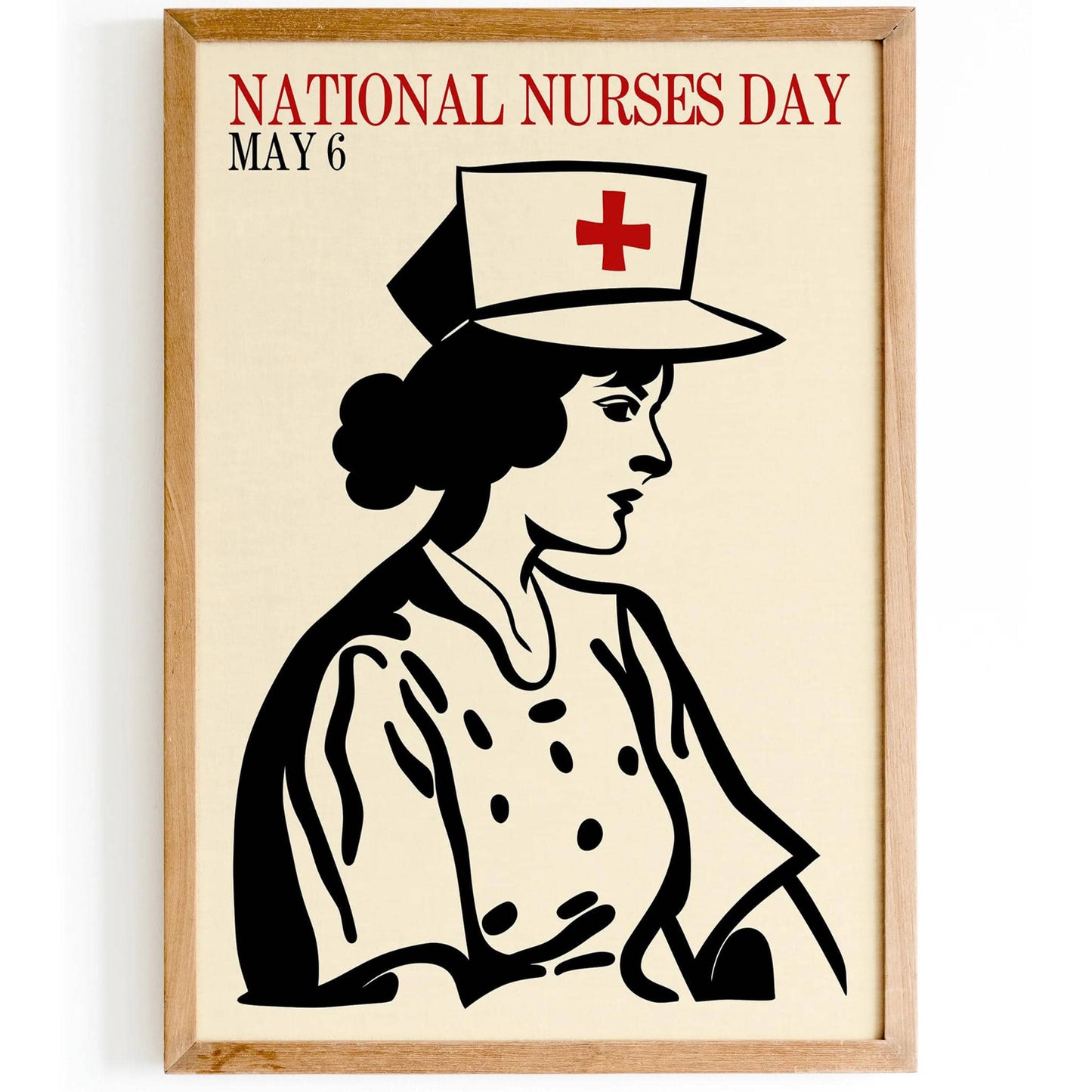 National Nurses Day Vintage Poster - HypeSheriff