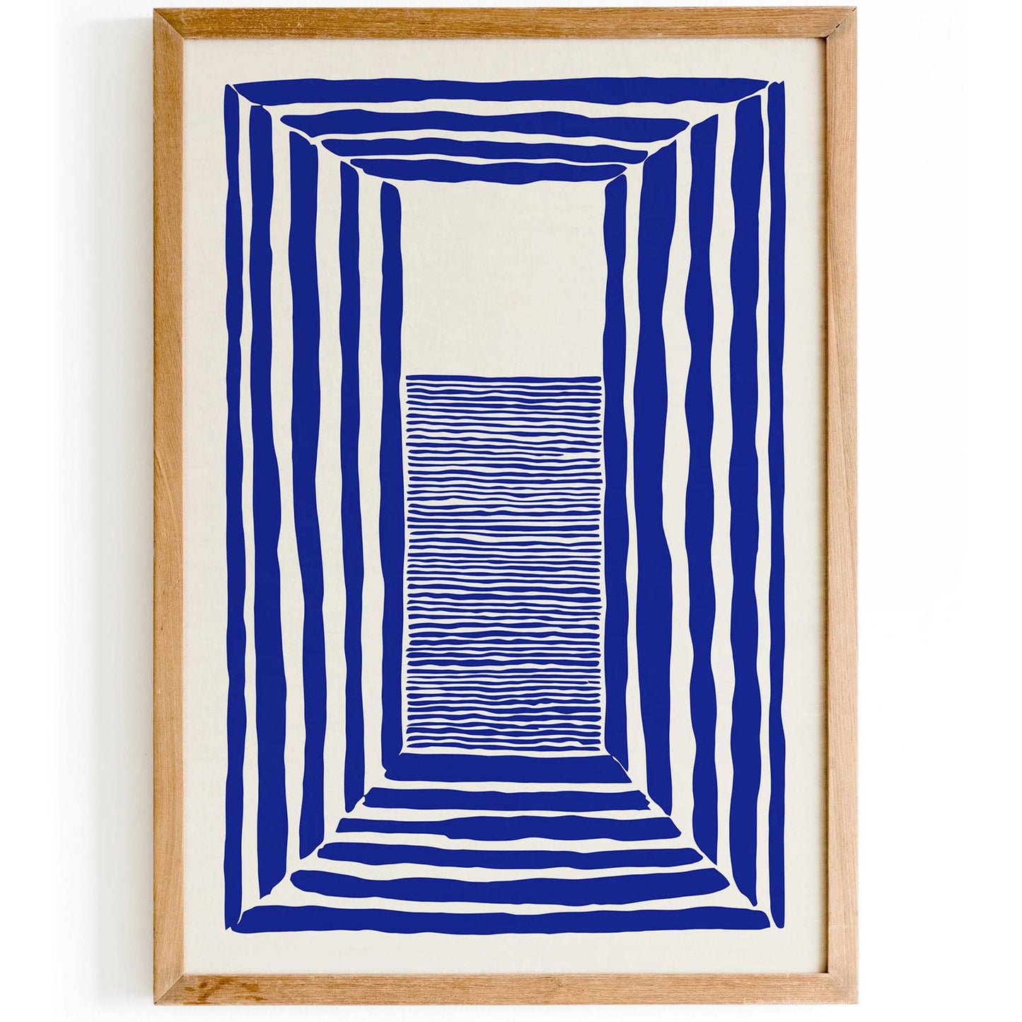 Abstract Minimalist Line Art Landscape Poster - HypeSheriff