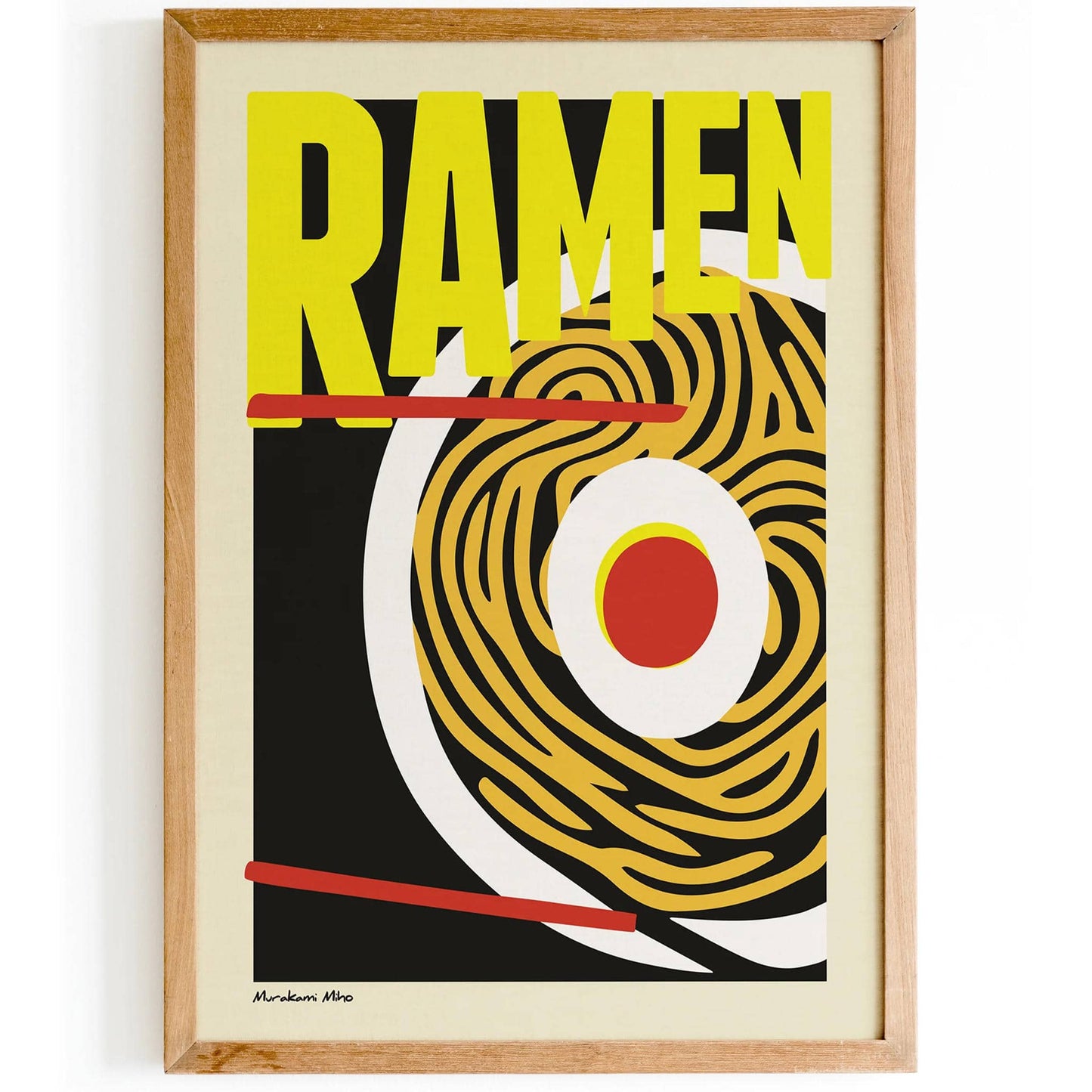 Ramen - Retro Noodles Poster - HypeSheriff