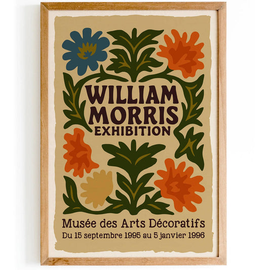 Morris Peacocks V&A Exhibition Poster