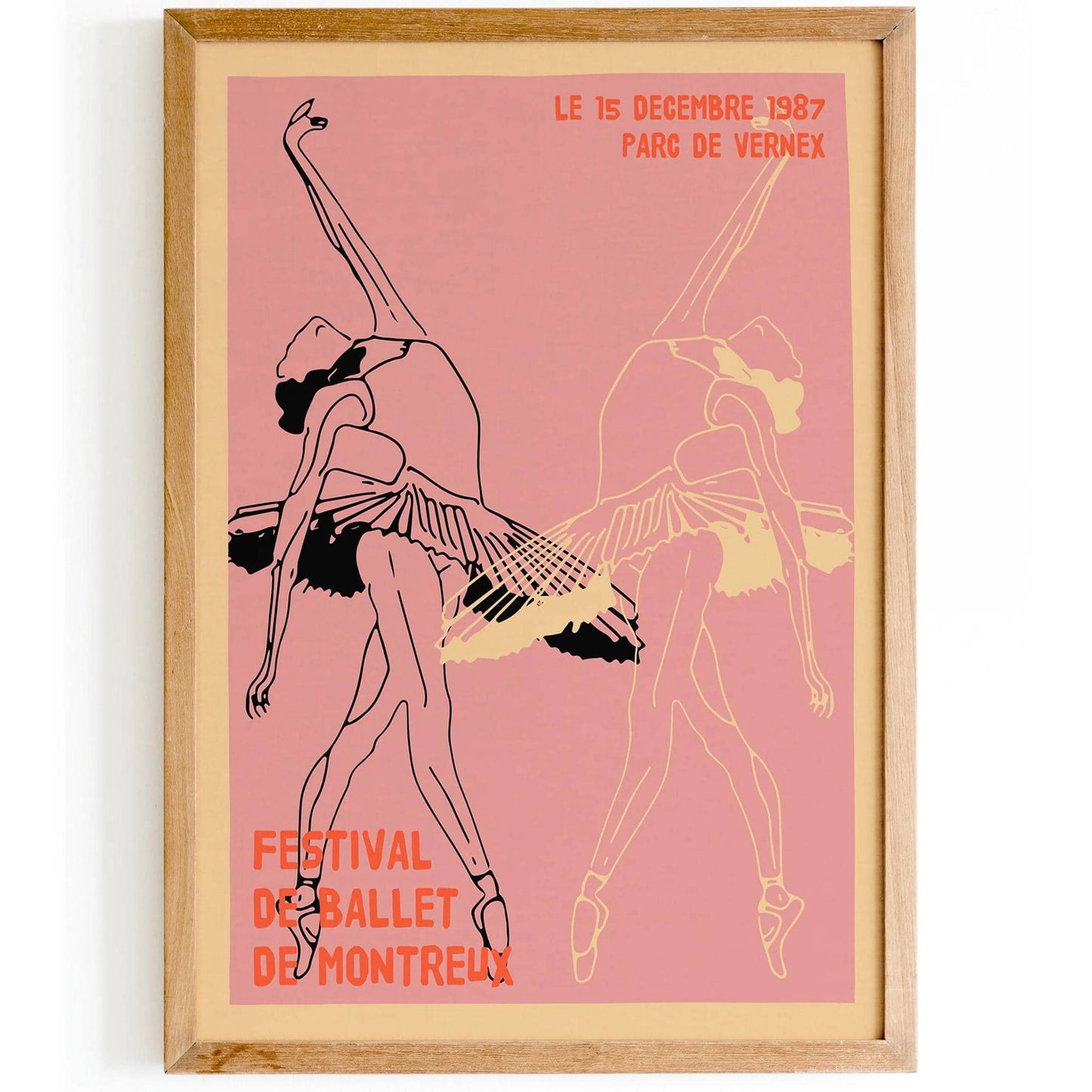 French Ballet Vintage Poster - HypeSheriff