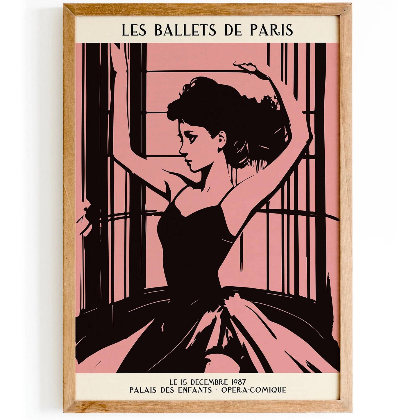 Les Ballets De Paris - Retro Ballet Wall Art - HypeSheriff