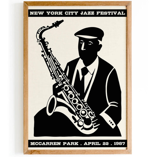 New York City Jazz Festival 1987 Poster