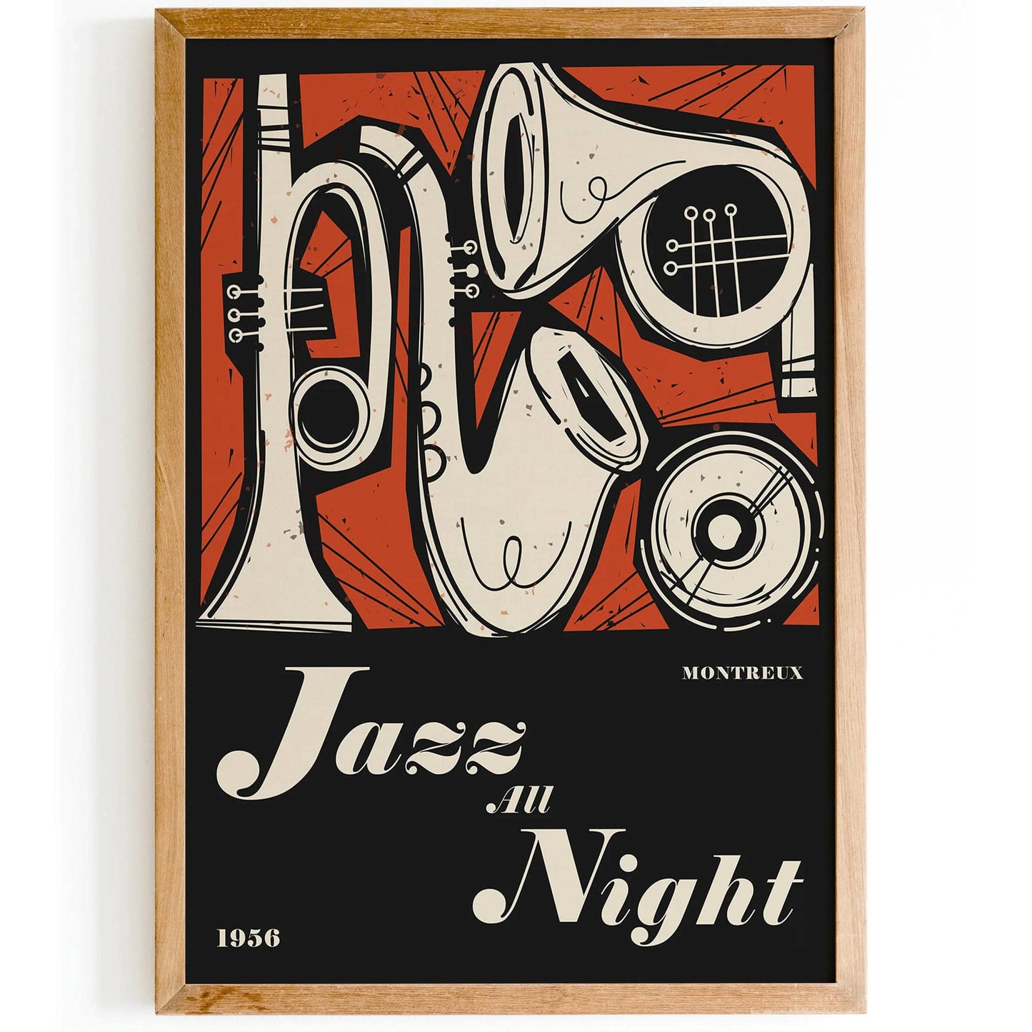 Jazz All Night, Montreux Music Poster - HypeSheriff