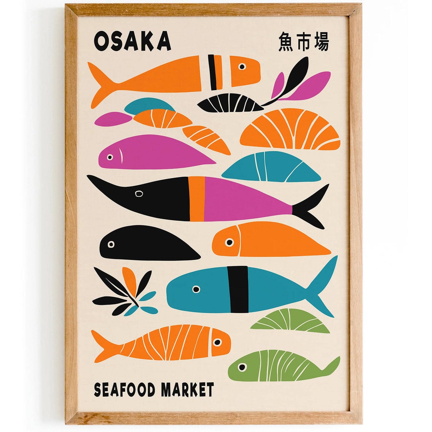 Osaka Seafood Market Kitchen Poster - HypeSheriff