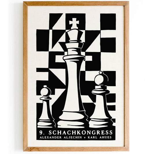 Schachkongress Chess Poster