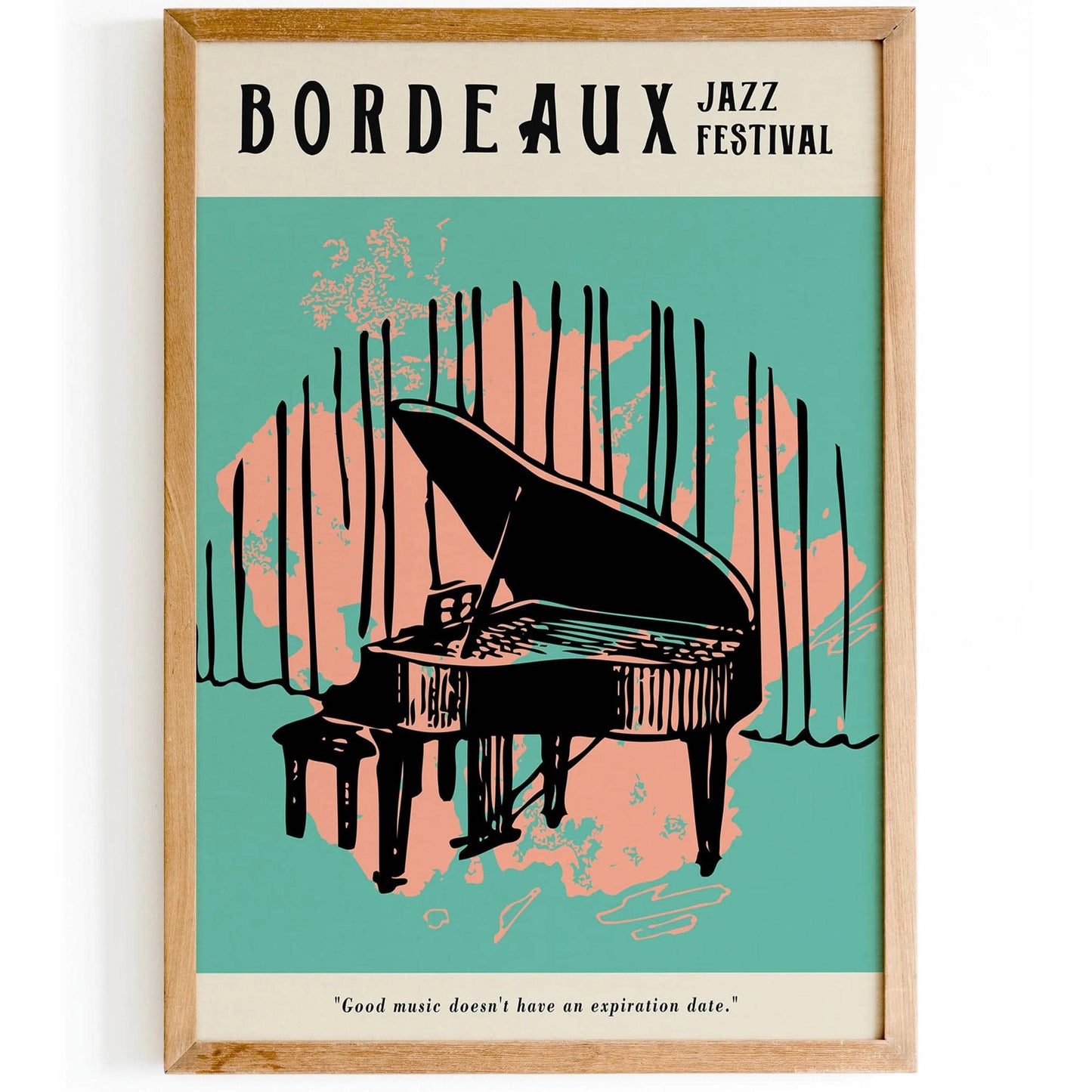 Bordeaux Jazz Festival Poster - HypeSheriff