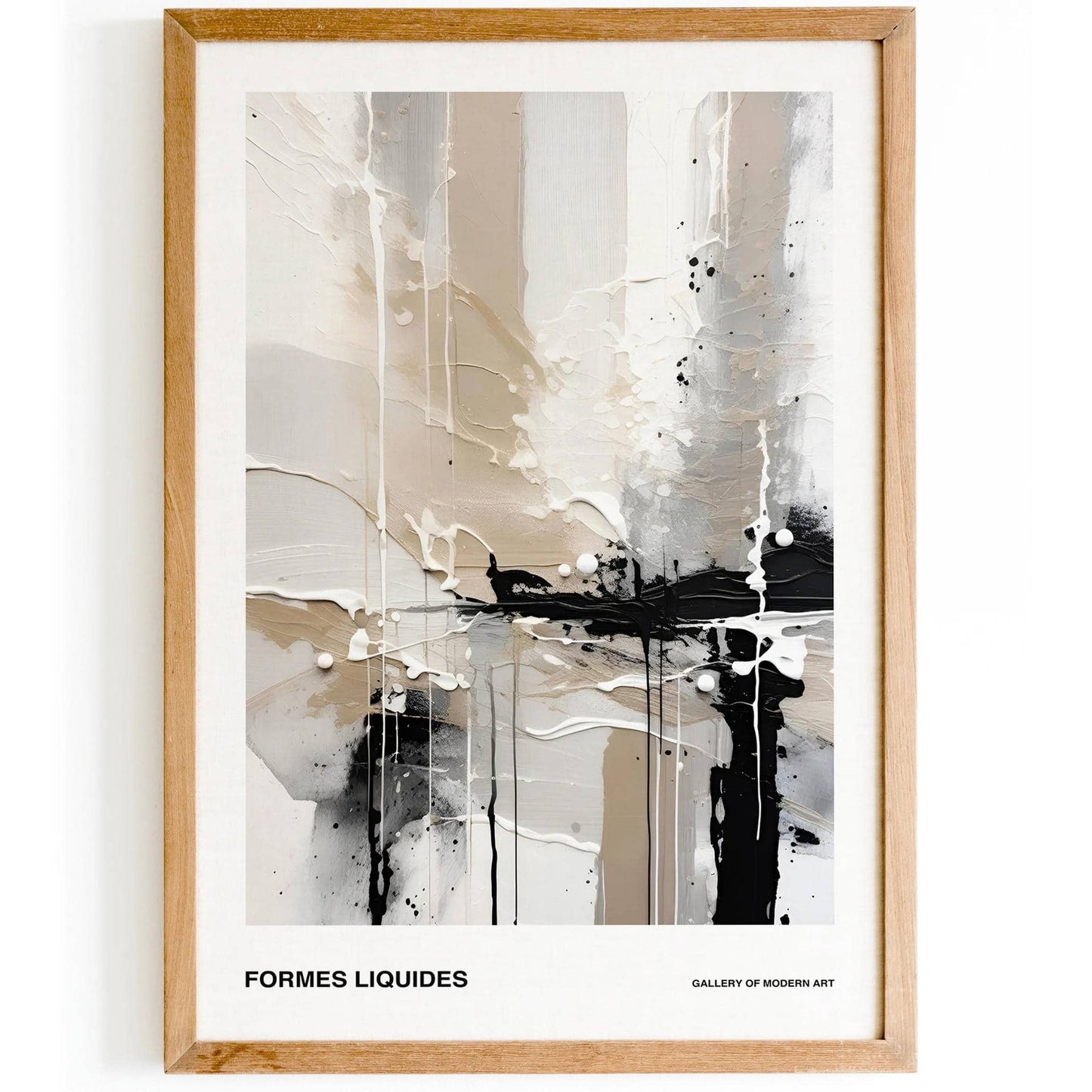 Formes Liquides Abstract Poster - HypeSheriff