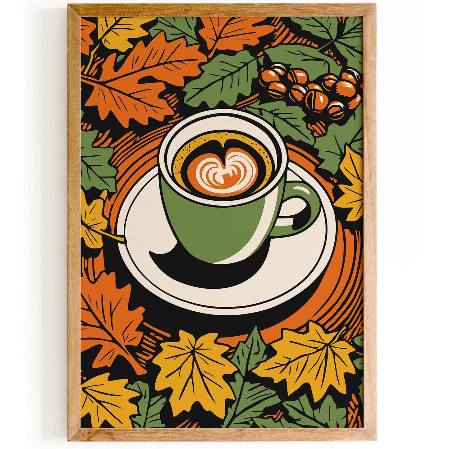 Autumn Kitchen Wall Art Decoration Print - HypeSheriff