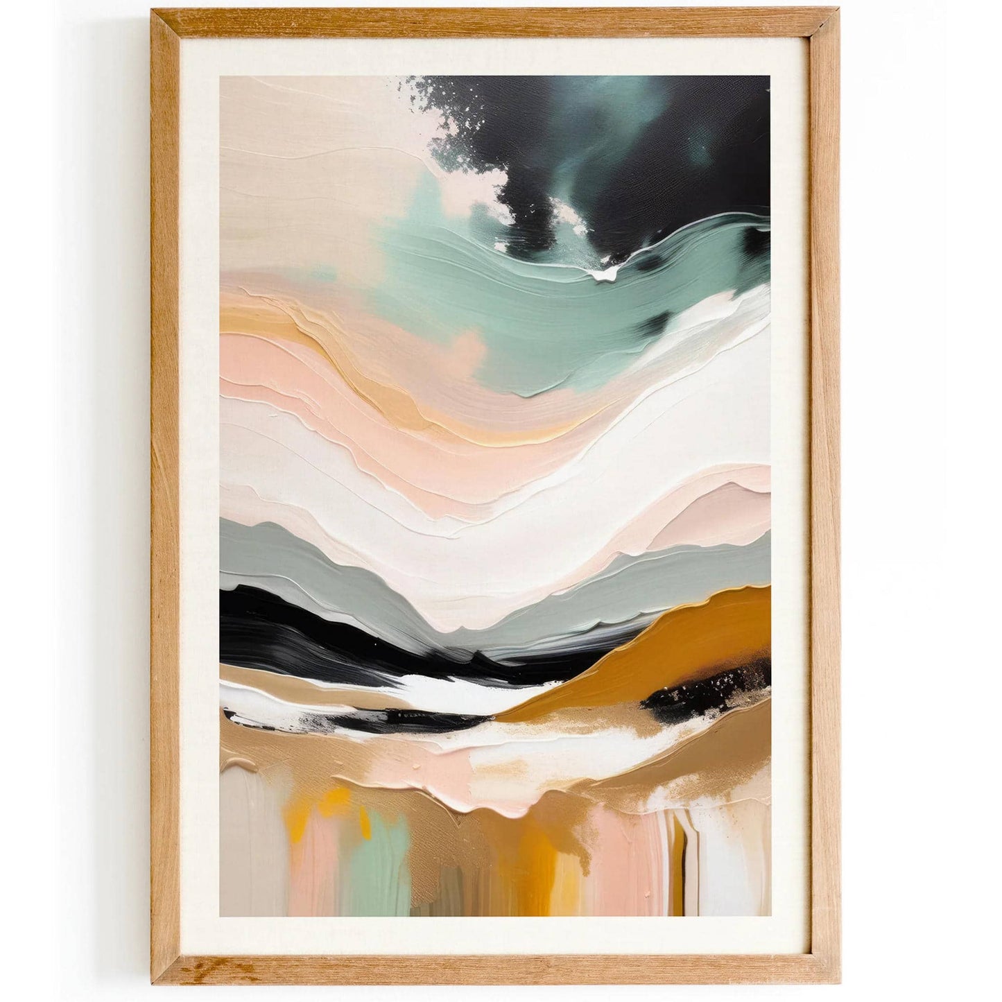 Abstract Bliss Canvas Print - Stylish Interior Accent - HypeSheriff