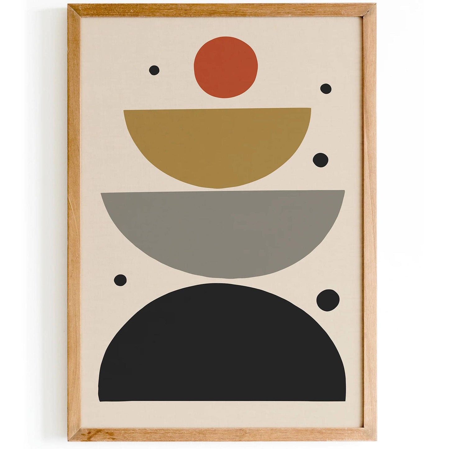 Earth Tones Home Decor Modern Art Print - HypeSheriff